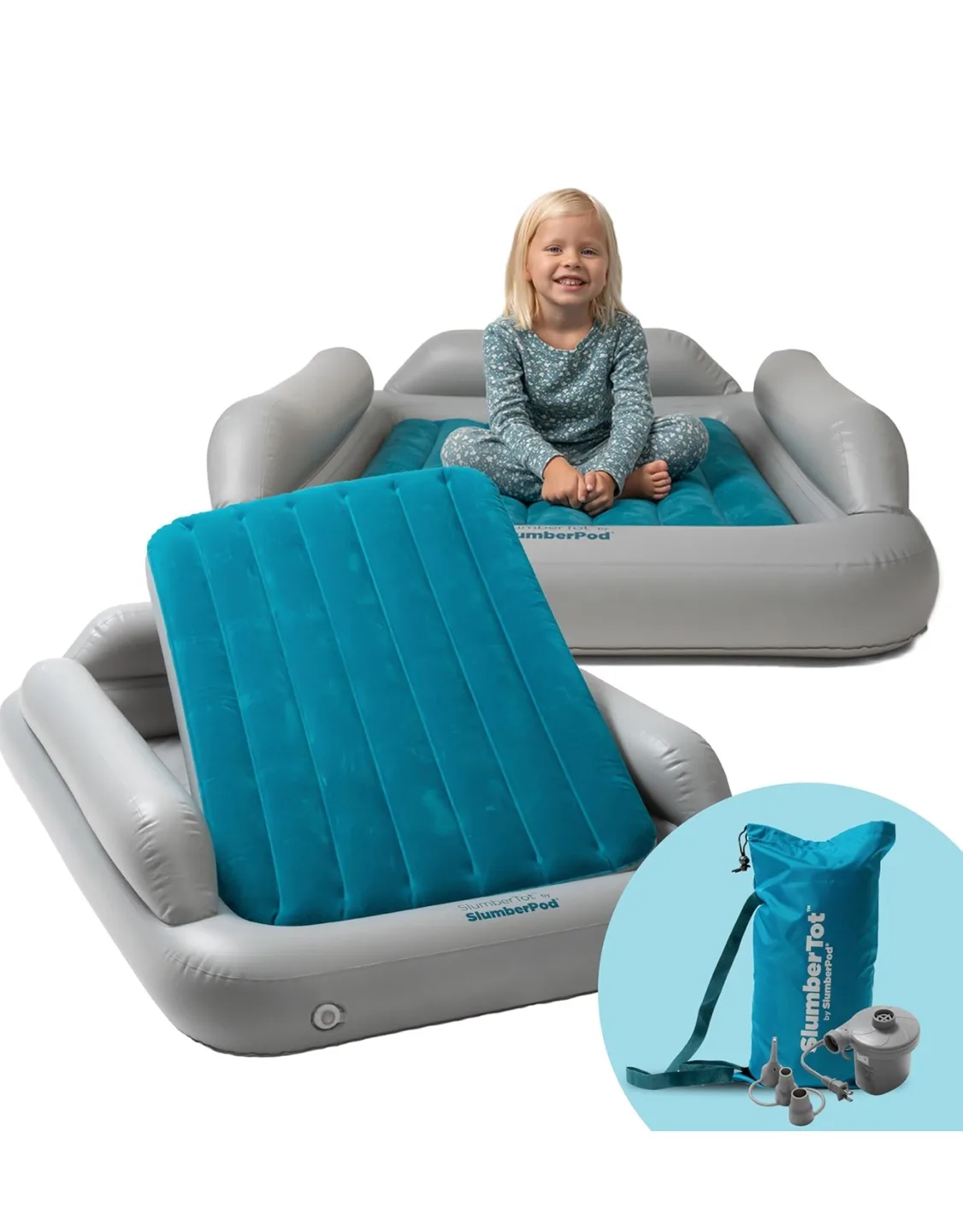 SlumberPod SlumberTot Inflatable Toddler Travel Bed thumbnail