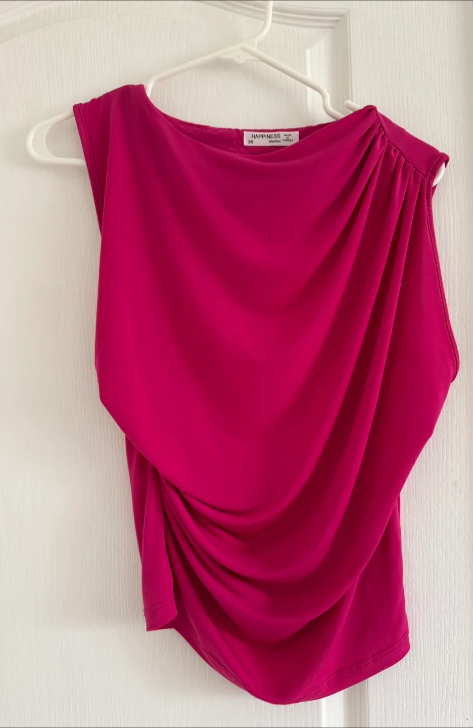 Fuchsia Ruched Top - Size Small/Medium image indicator(2)