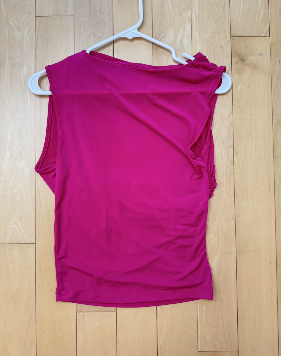 Fuchsia Ruched Top - Size Small/Medium - photo 4