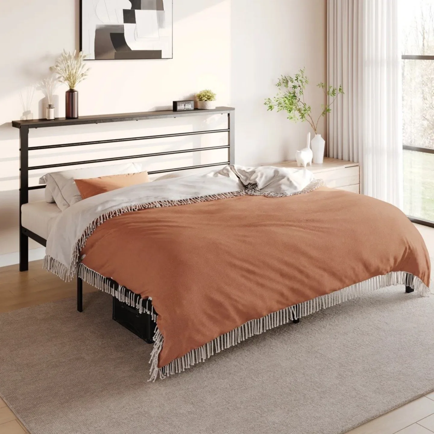 Brand New Modern Queen bed thumbnail