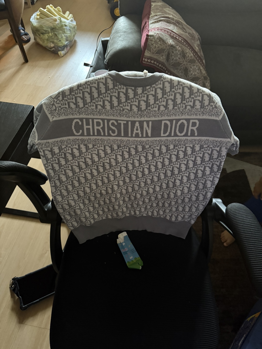 Christian Dior Grey Knit T-Shirt - photo 3