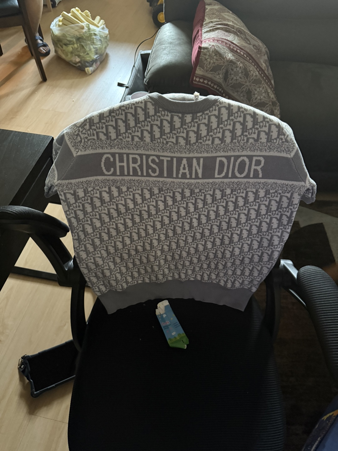 Christian Dior Grey Knit T-Shirt - photo 2