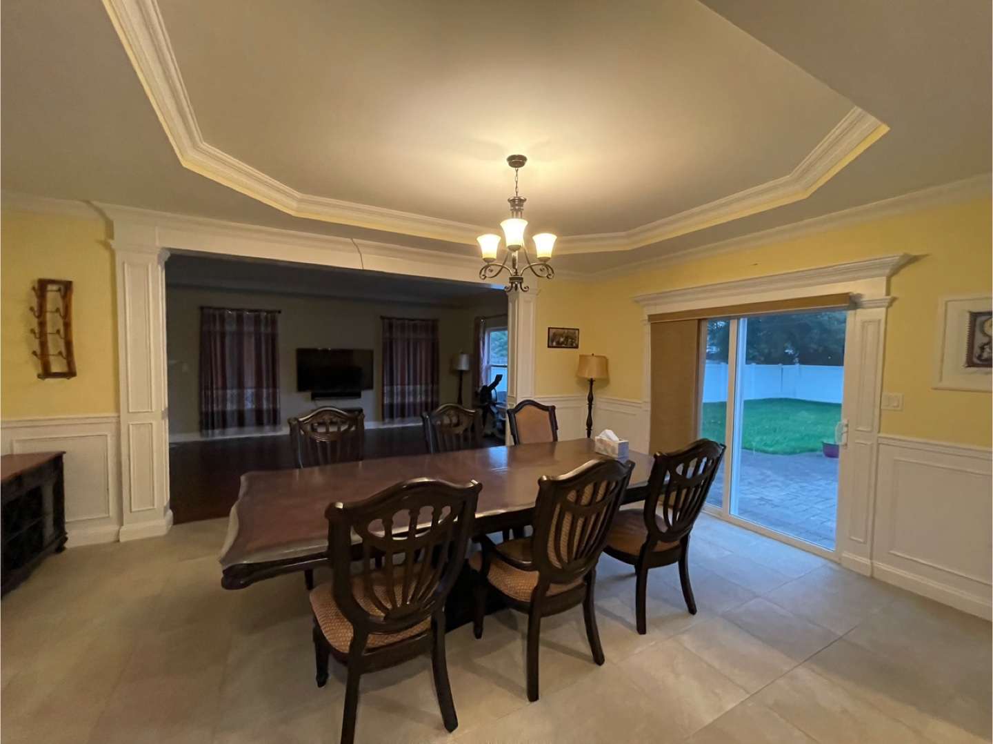 Dining Table with Six Chairs