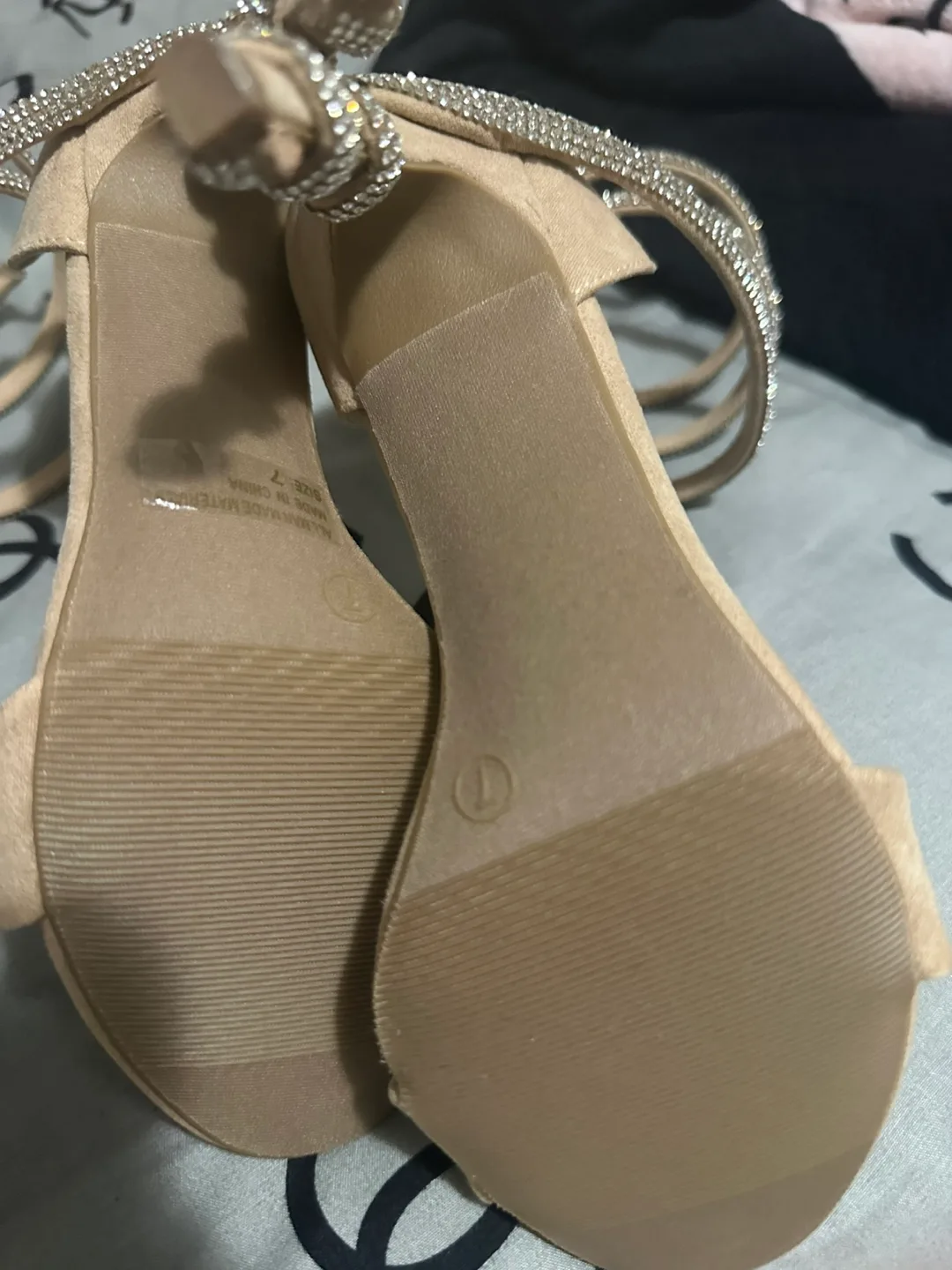 Rhinestone Spiral Heels - Size 7 image indicator(4)