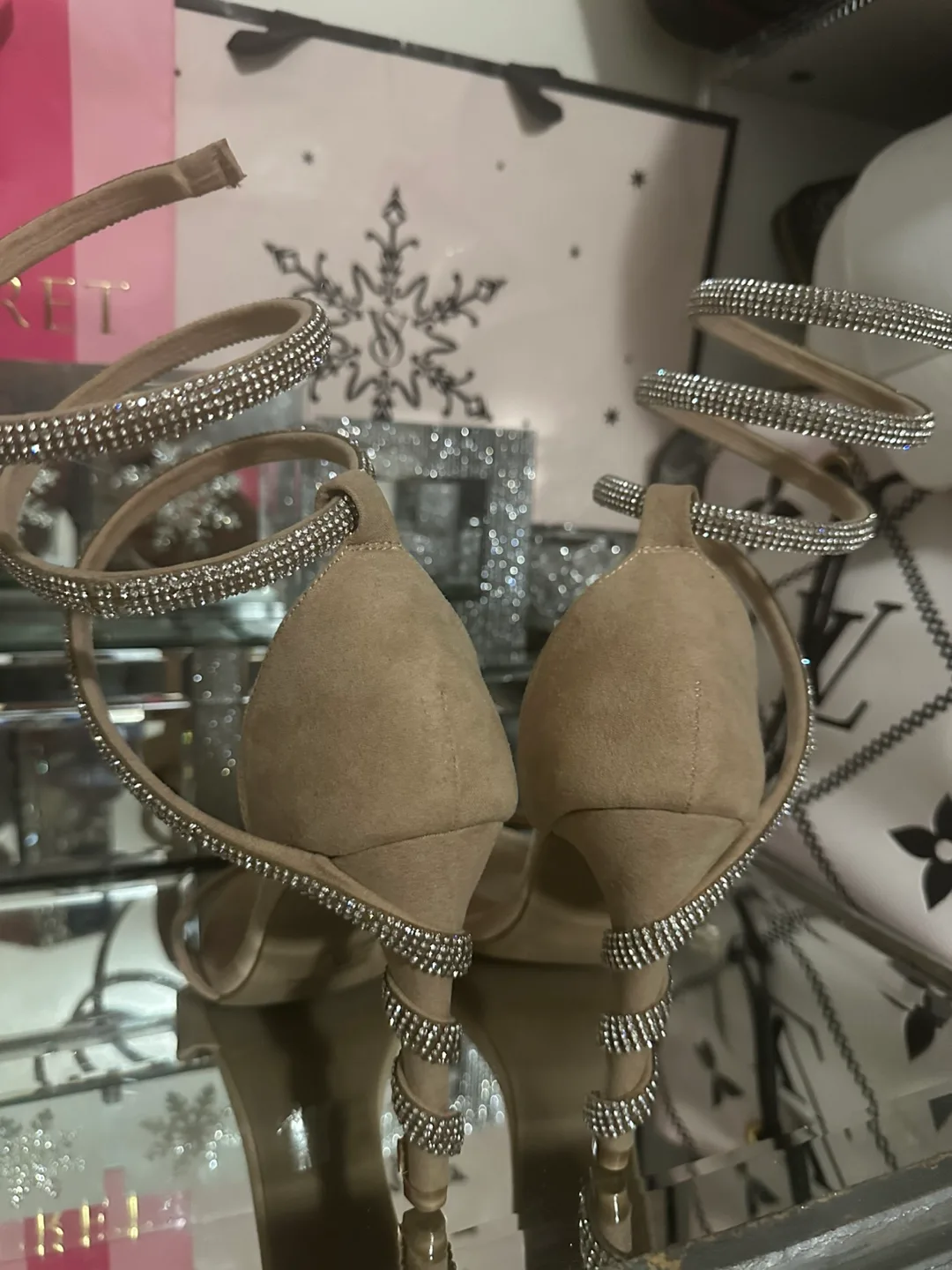 Rhinestone Spiral Heels - Size 7 image indicator(2)