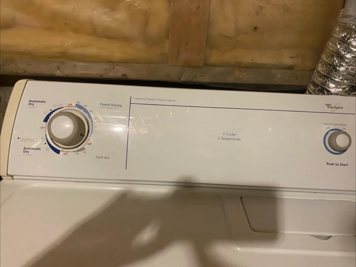 Whirlpool Super Capacity Washer& Dryer image indicator(3)