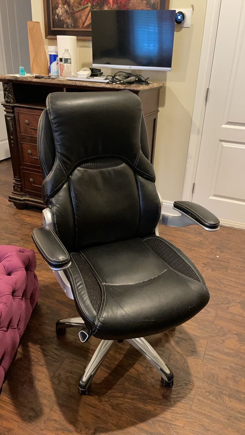 Black Leather Office Chair
