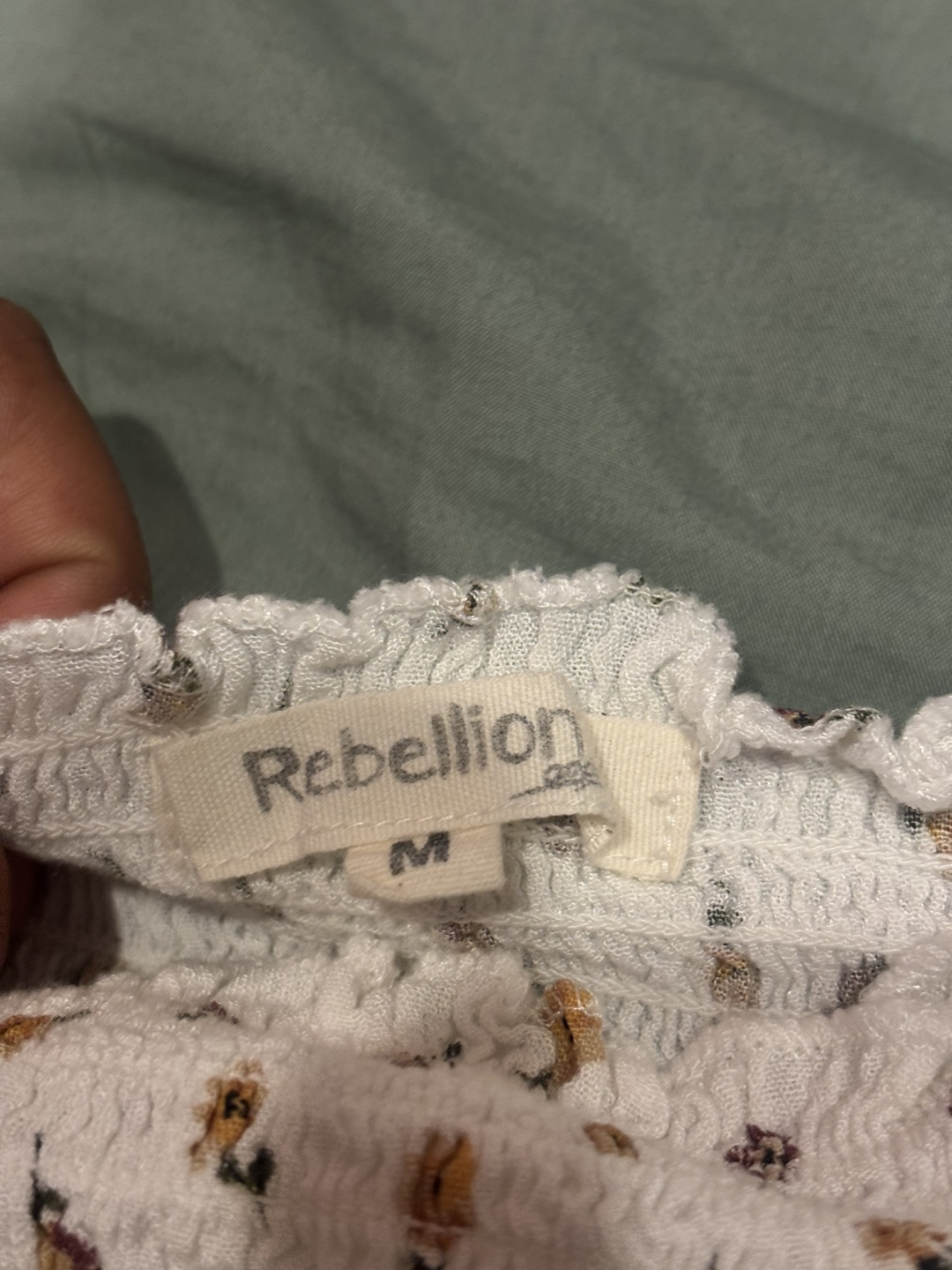 Rebellion Floral Print Top - photo 2