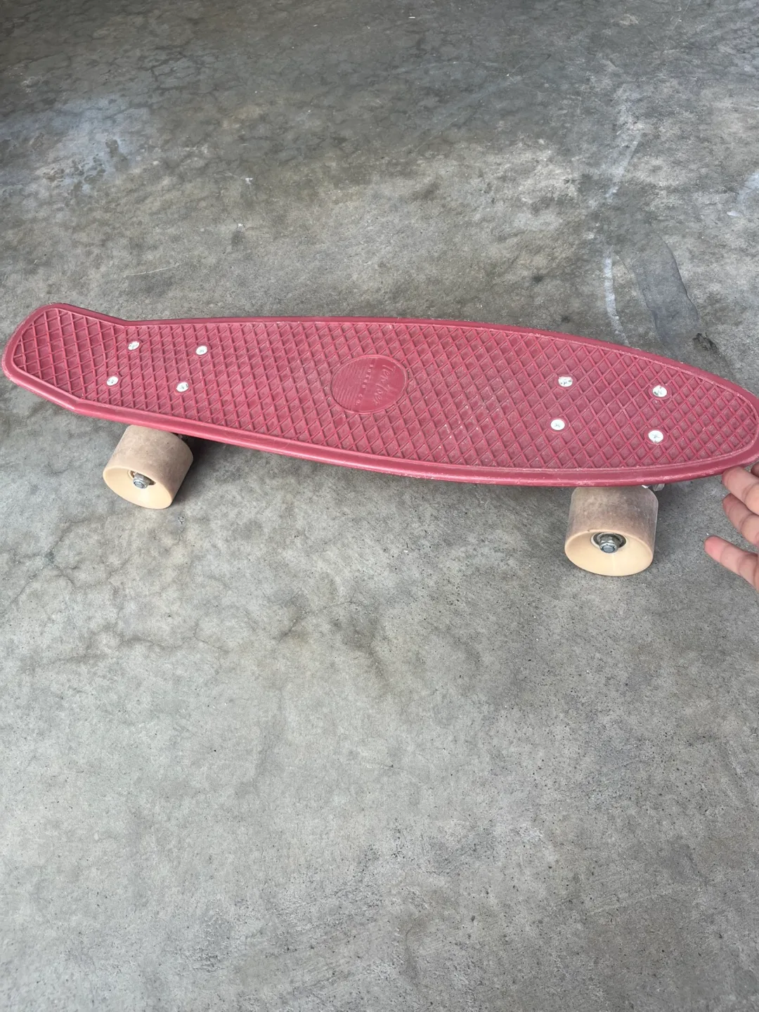 Penny Skateboard - Burgundy thumbnail