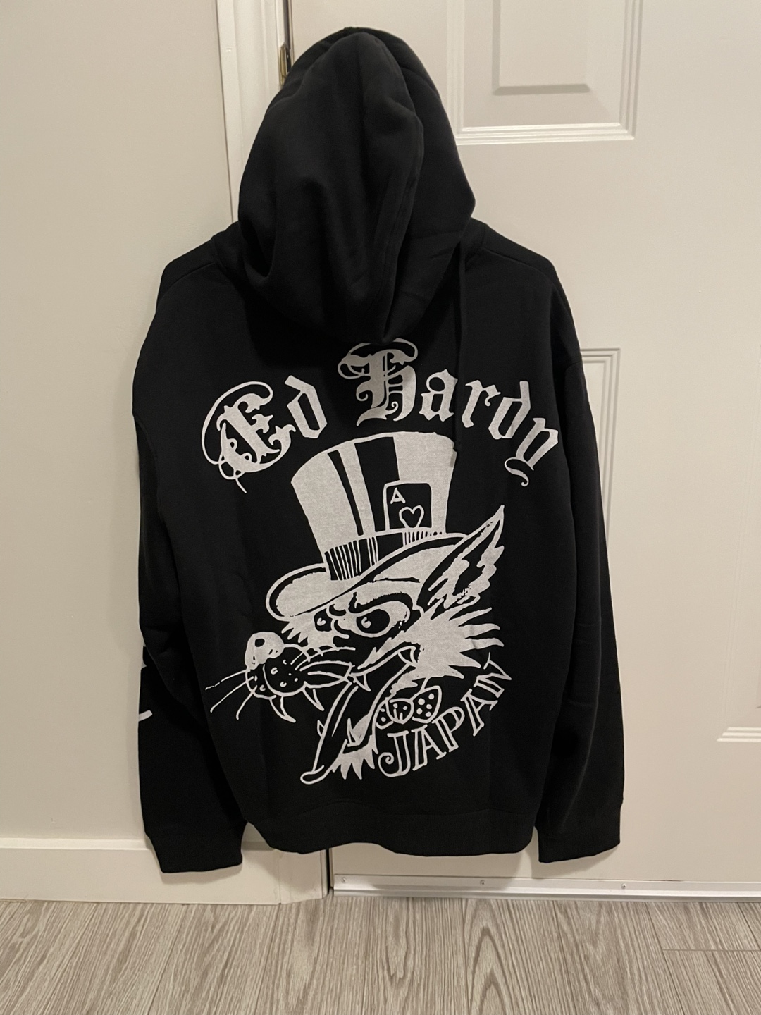 Ed Hardy Black Zip-Up Hoodie XL - photo 5
