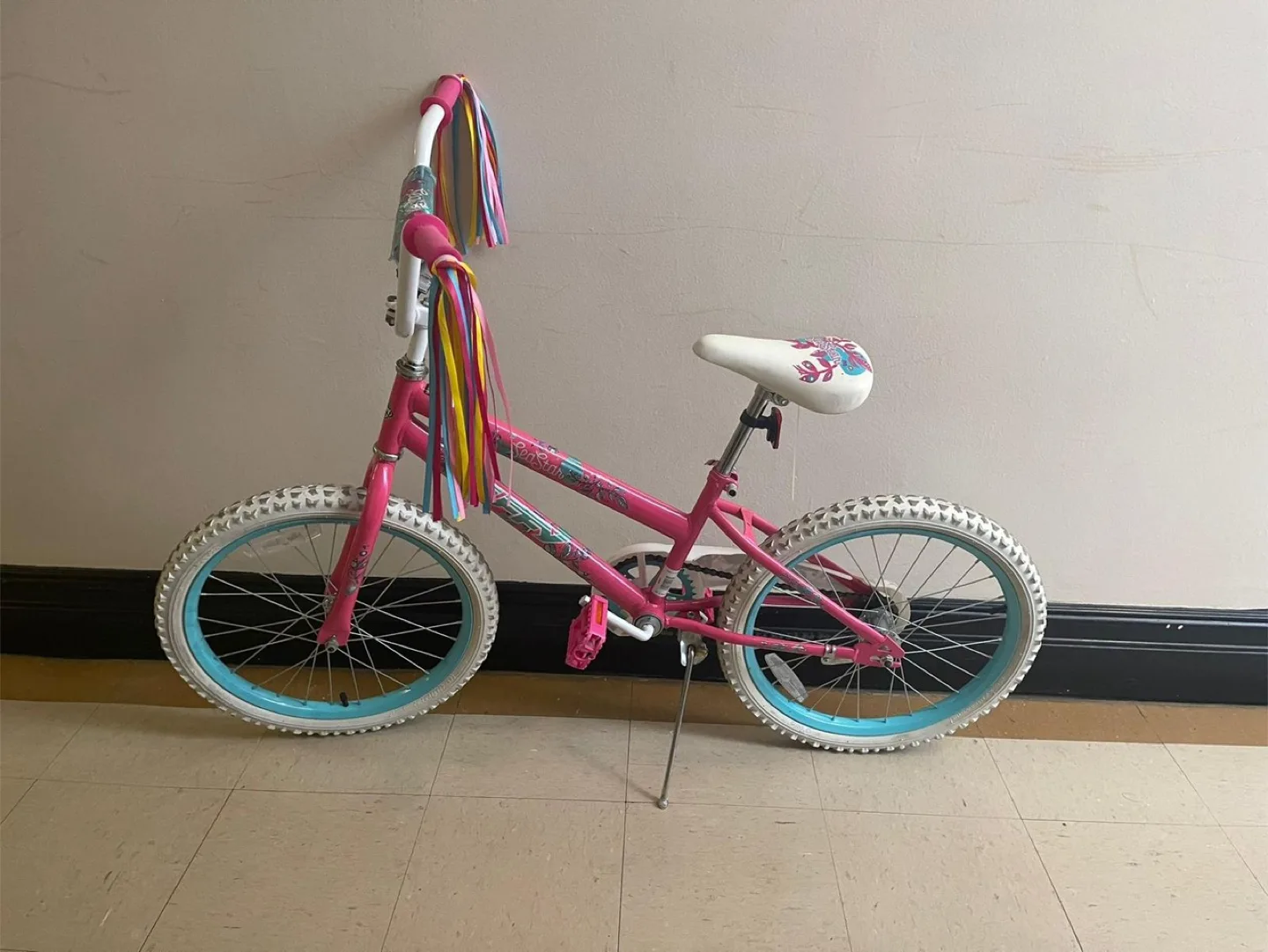 Huffy Girls' Bike - Pink & Turquoise thumbnail