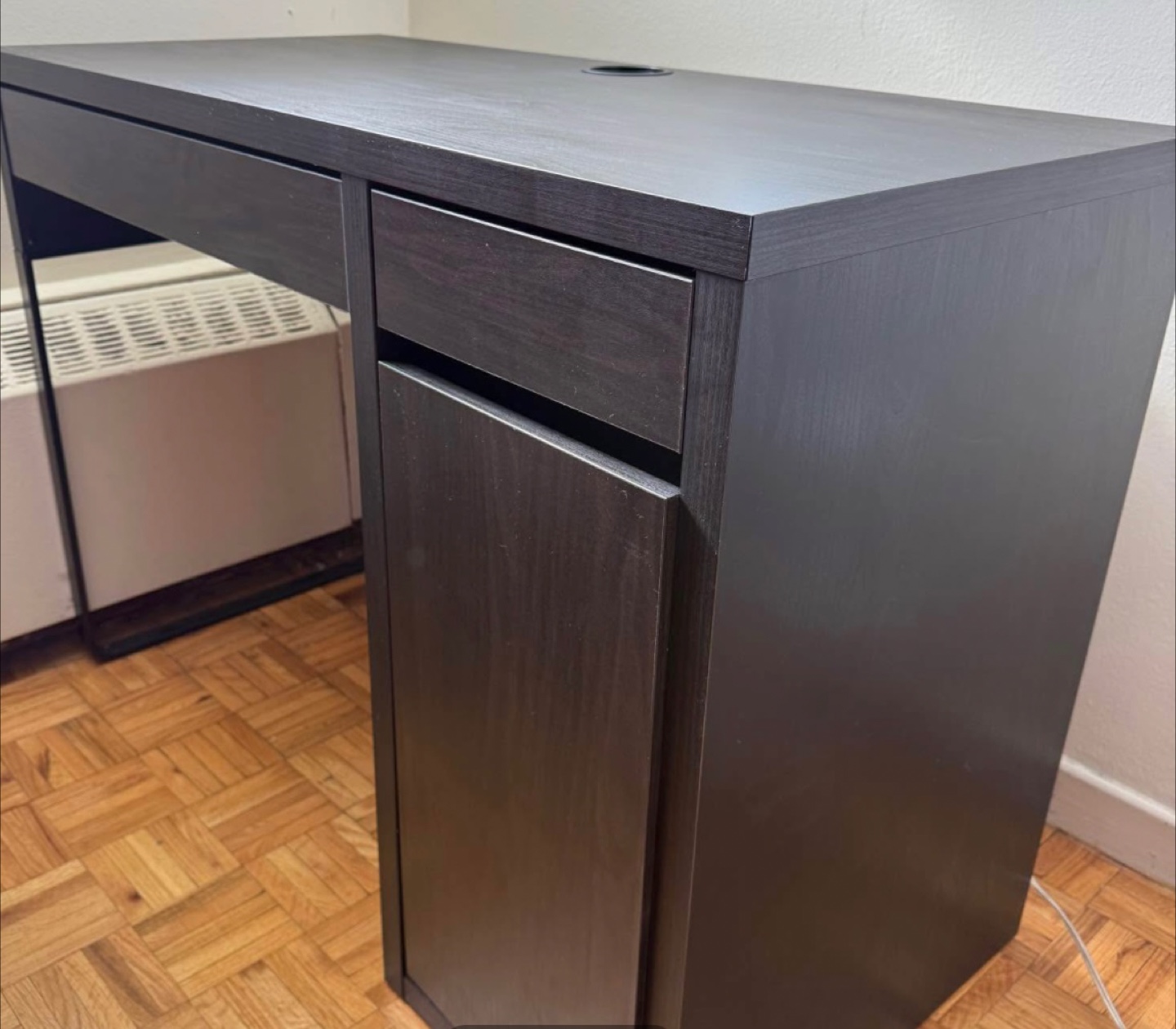 IKEA Desk - Brown/Black - 41 3/8"