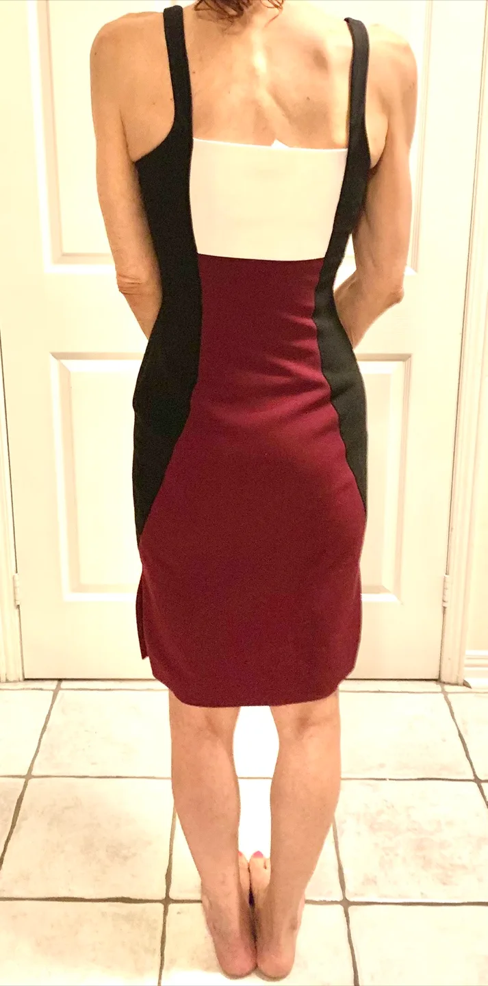 Dress in Plum, White & Black  by Likely image indicator(2)