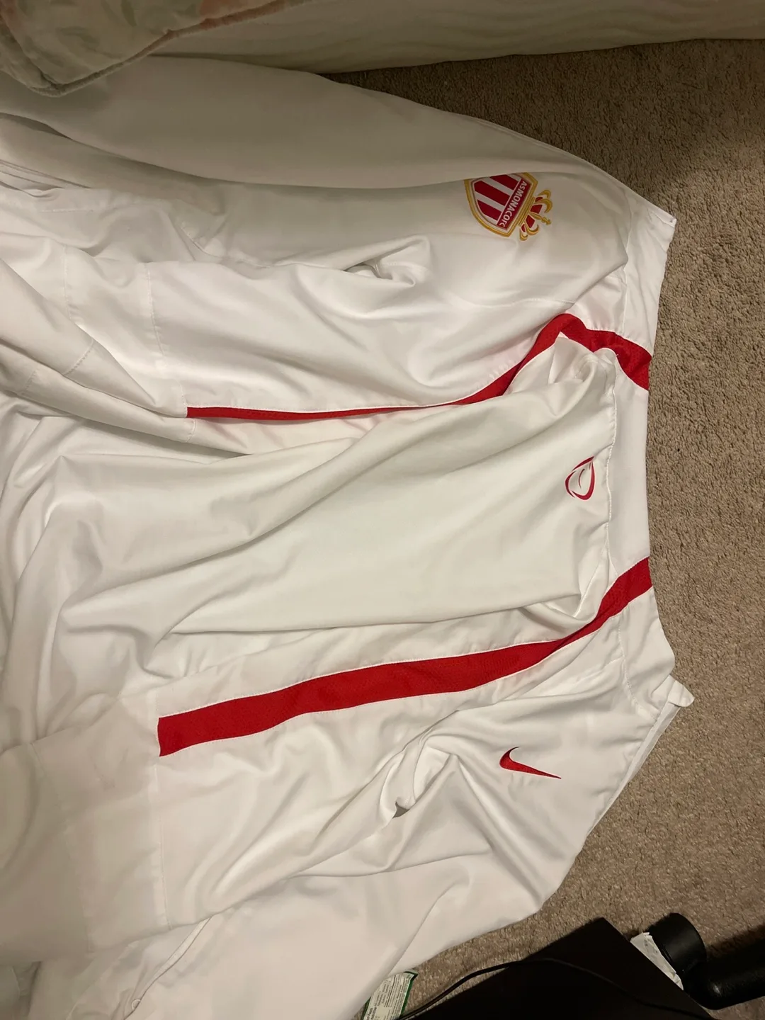 Nike Dri-FIT Monaco Jacket XL White/Red thumbnail