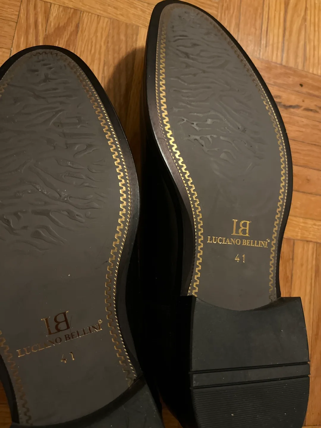 Luciano Bellini Black Shoes, BRAND NEW!!Size 41 image indicator(3)