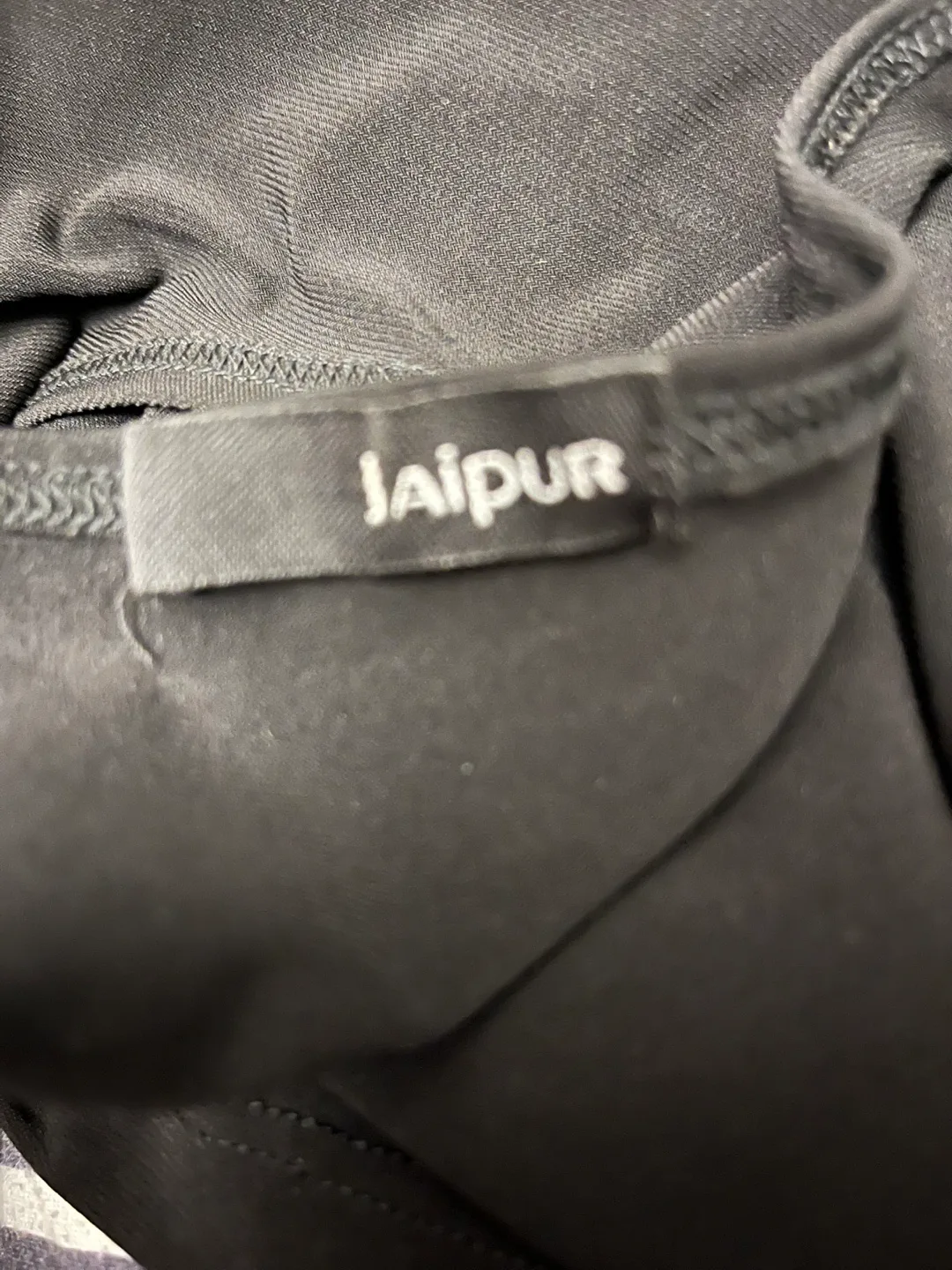 Jaipur Black Blouse with Rhinestone Detail thumbnail