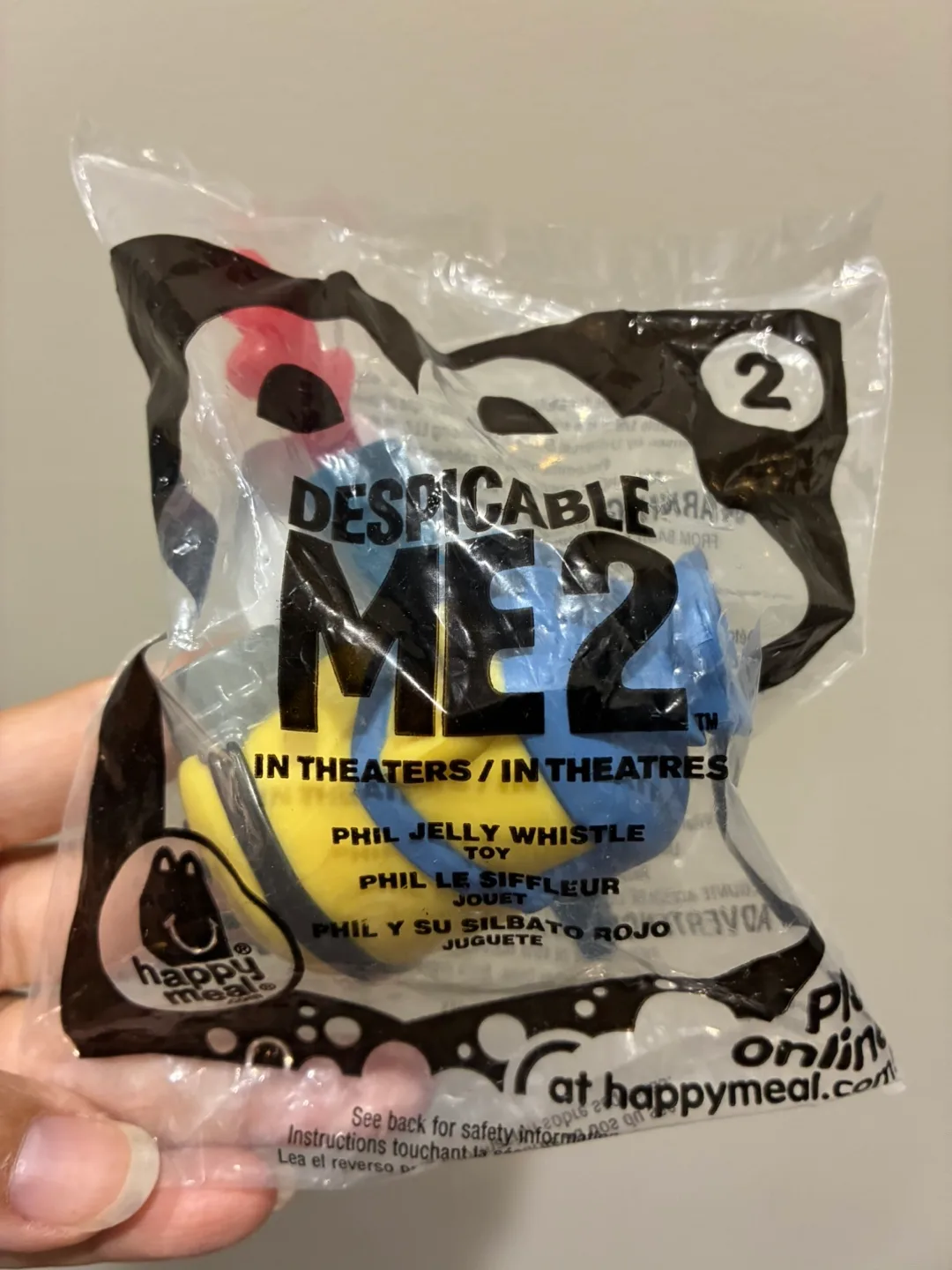 🧡 New Despicable Me 2 Phil Jelly Whistle Toy thumbnail