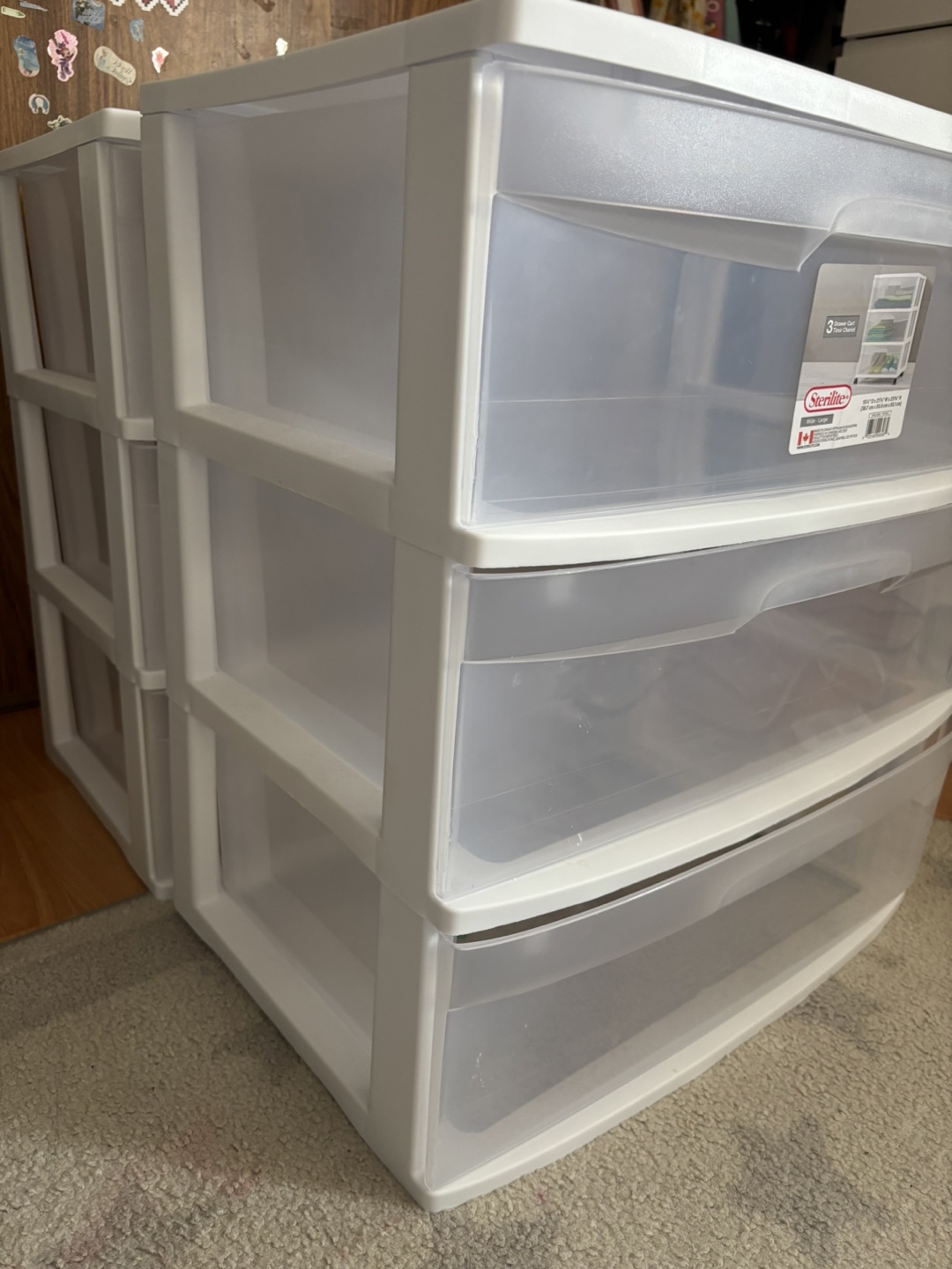 Sterilite 3-Drawer Storage Cart - photo 2