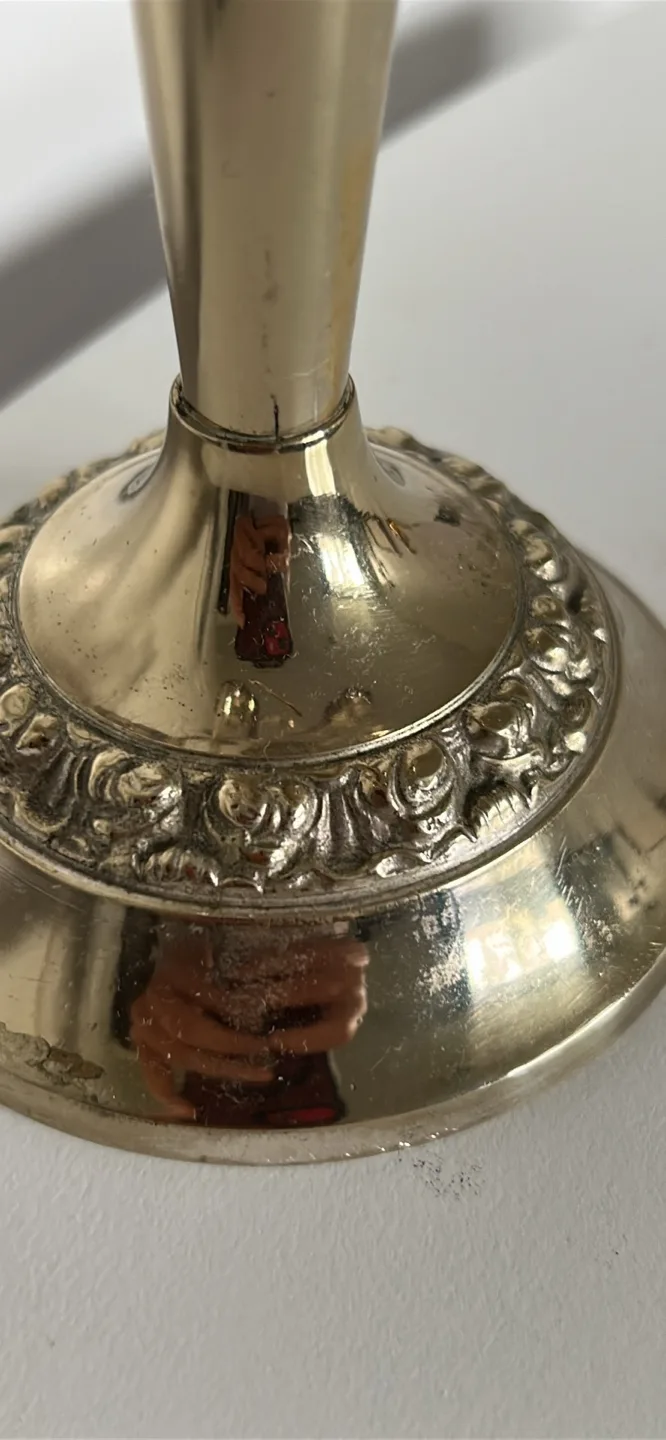 Silver-toned 5-Candle Candelabra image indicator(4)