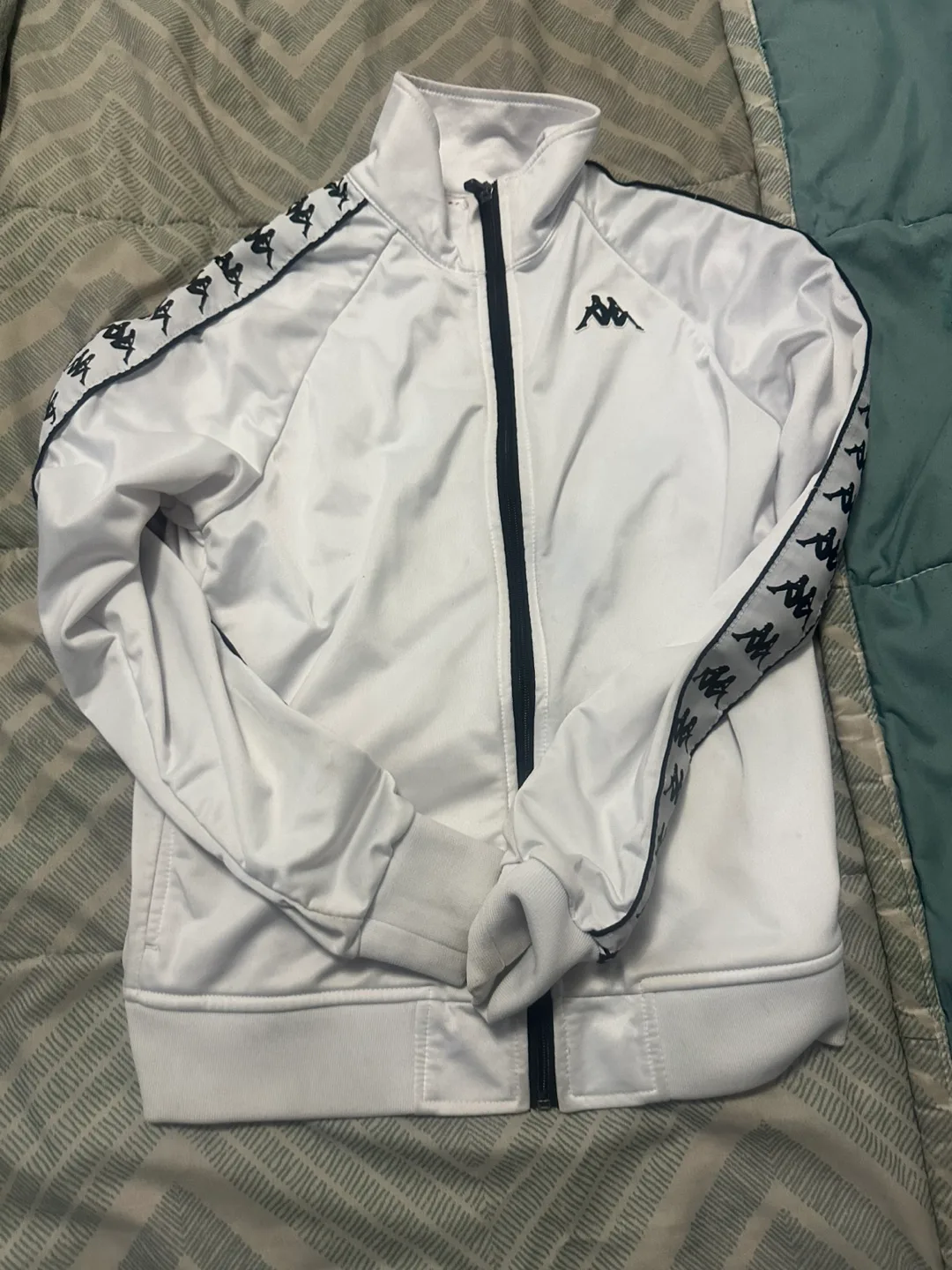 Kappa White Track Jacket thumbnail
