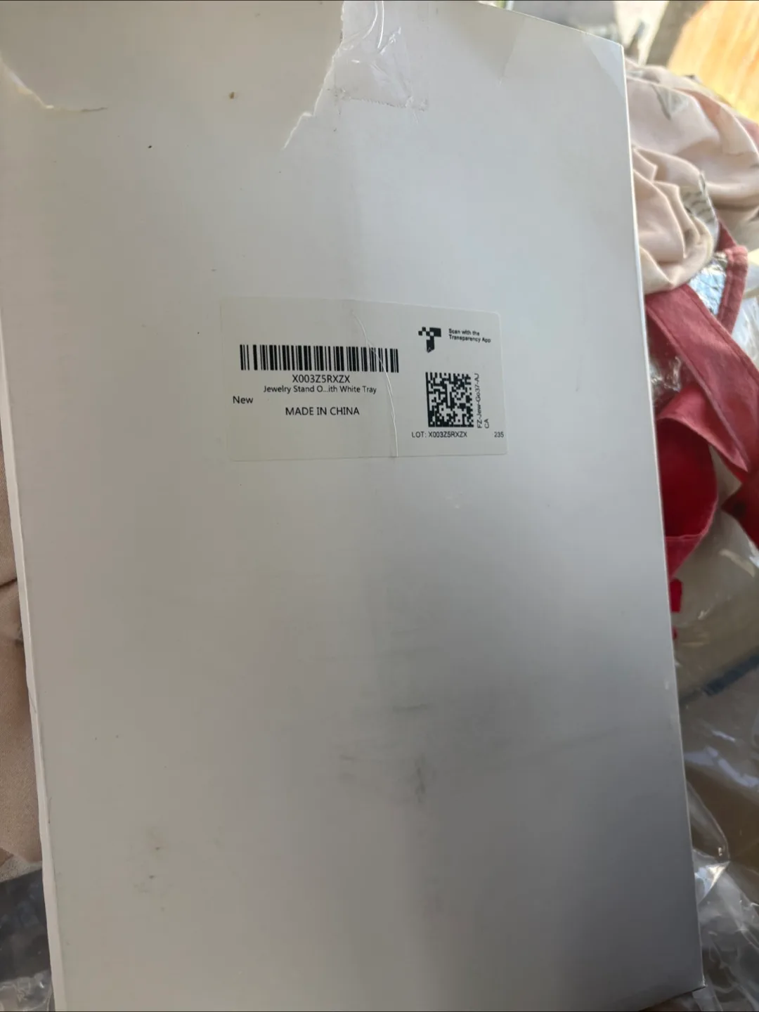 New Jewelry Stand White Tray