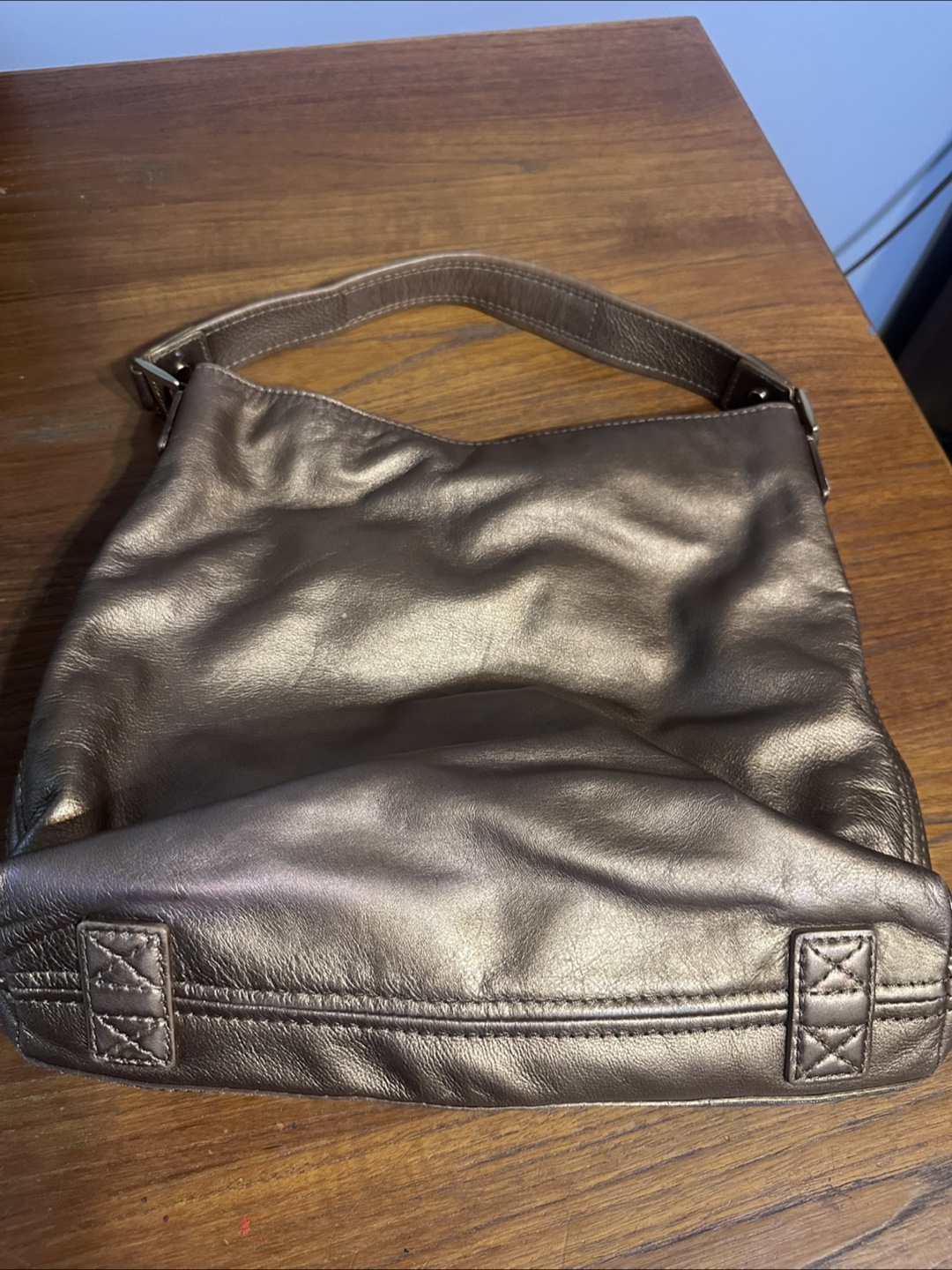Authentic Vintage Michael Kors Bronze Shoulder Bag - photo 5