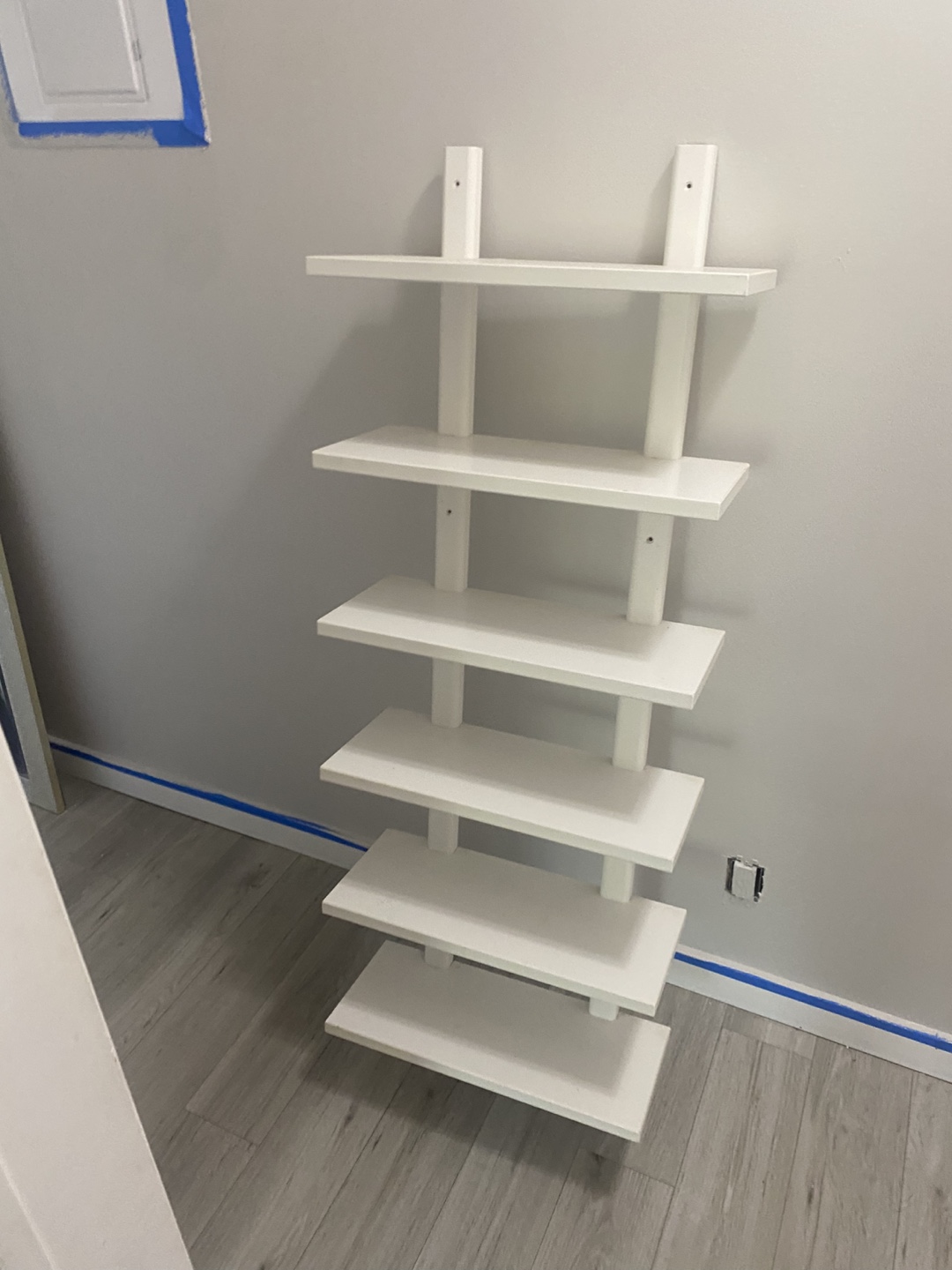 White Hanging Shelf - Stylish Storage