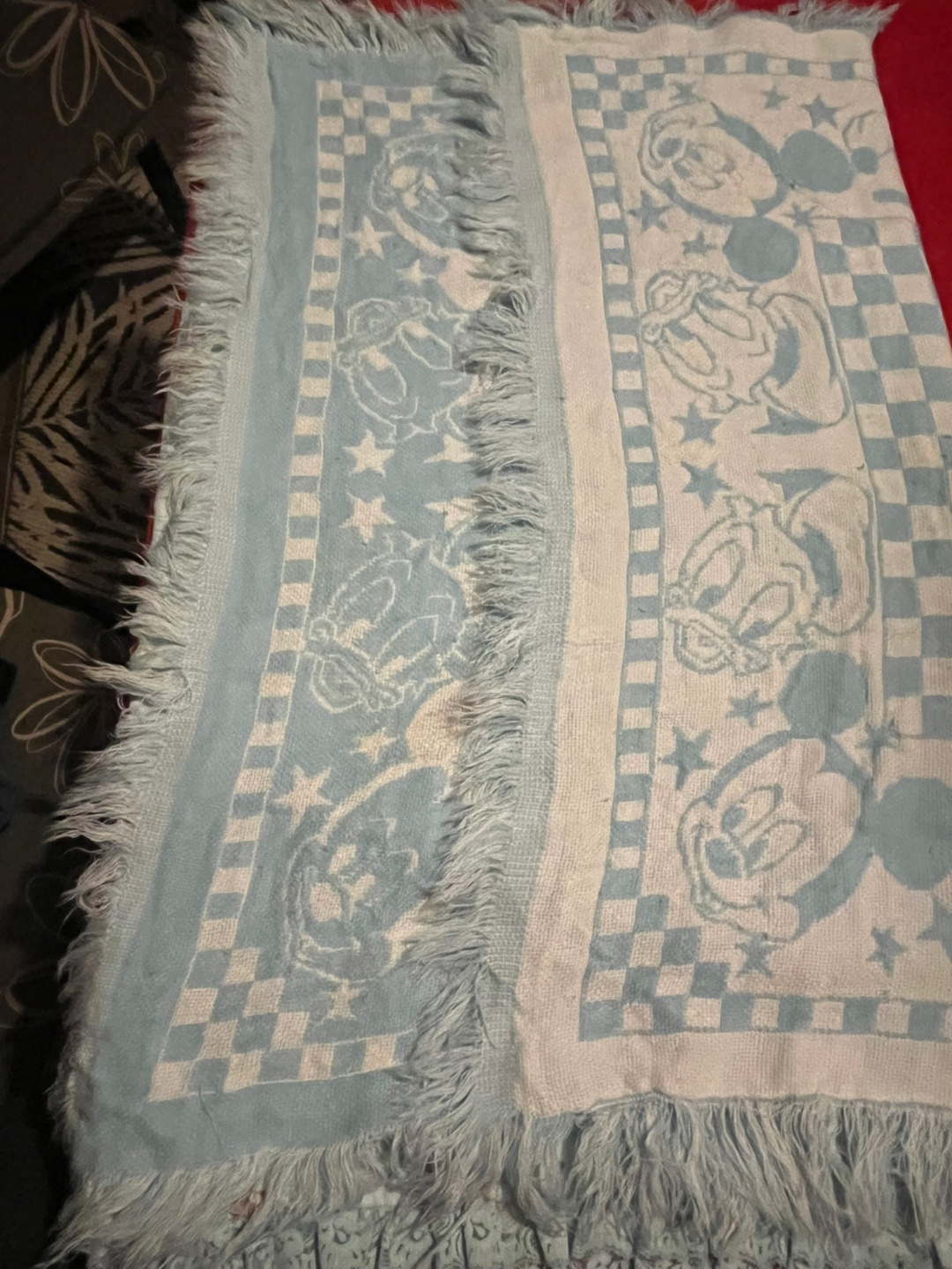 Baby Blanket - Blue & White - photo 2