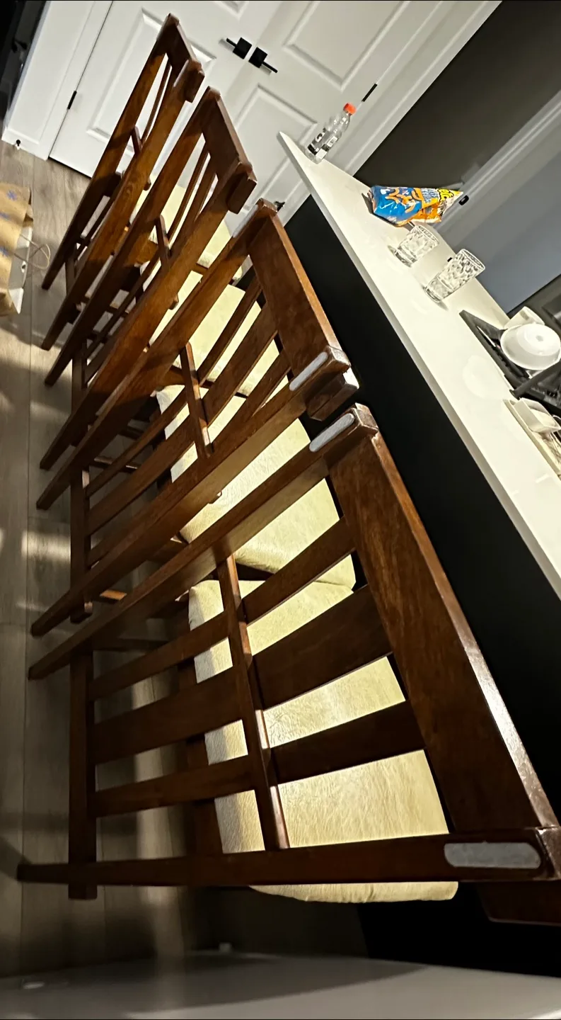 Wooden Round Dining Table with Storage image indicator(8)