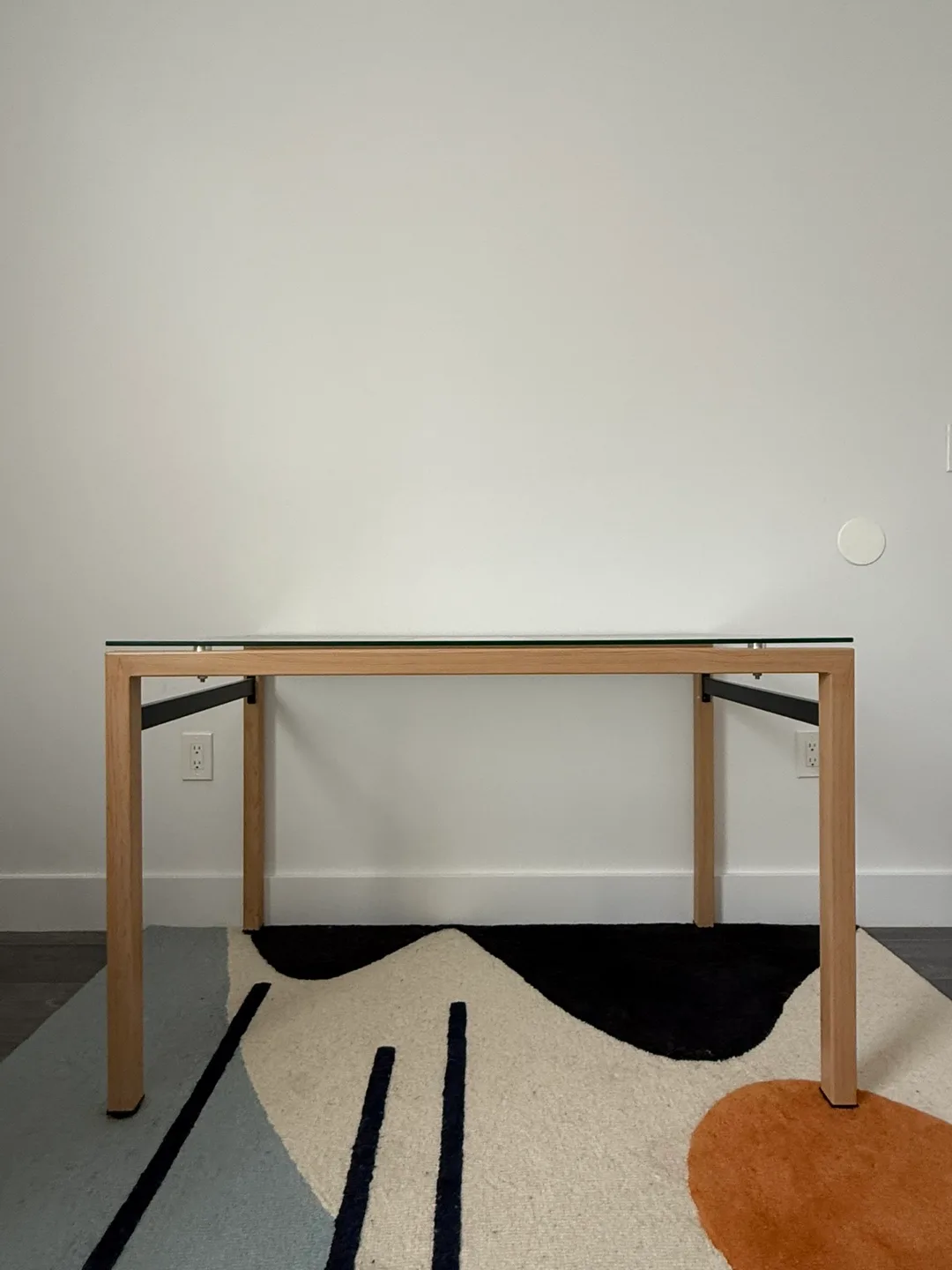Glass Top Dining Table / Large desk thumbnail