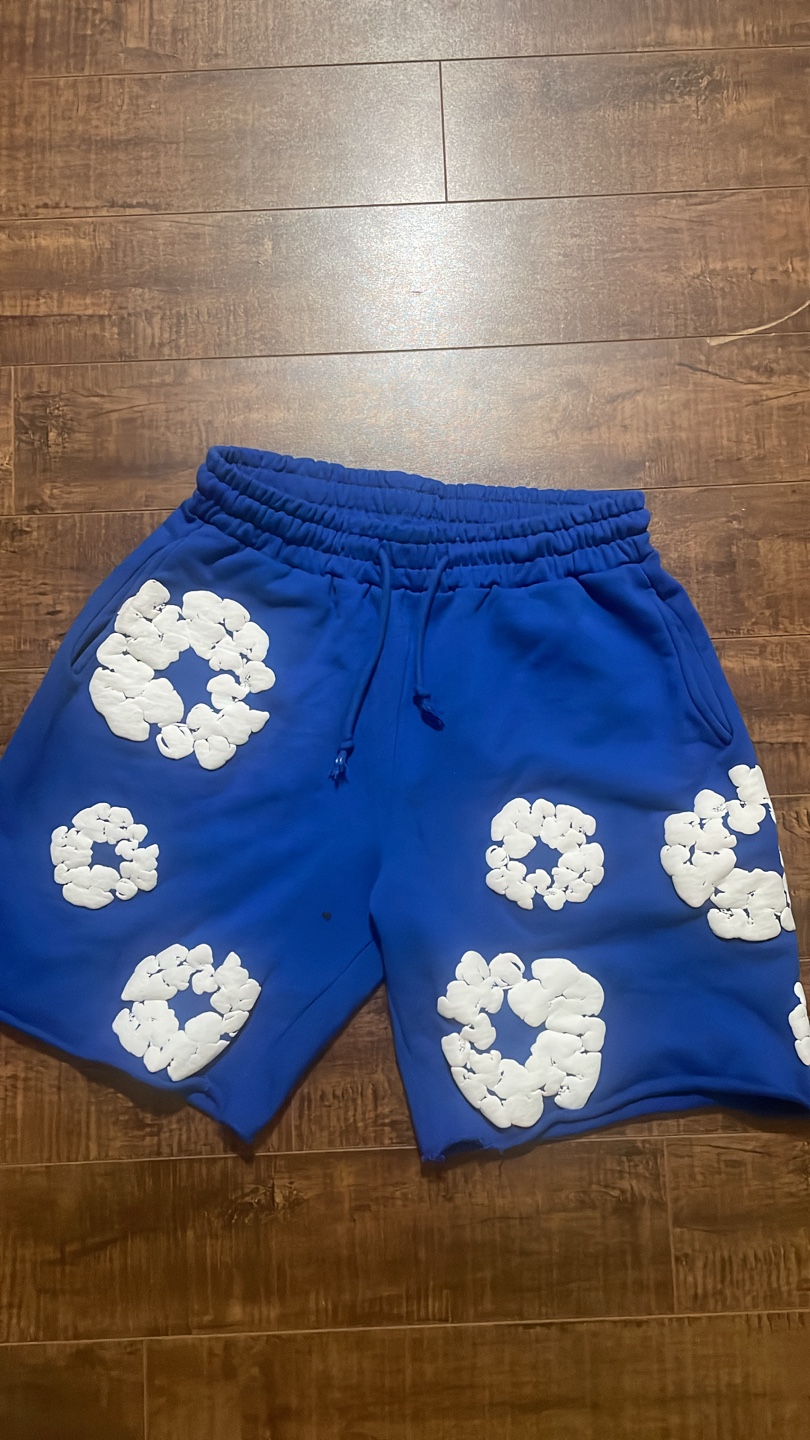 Denim tear shorts