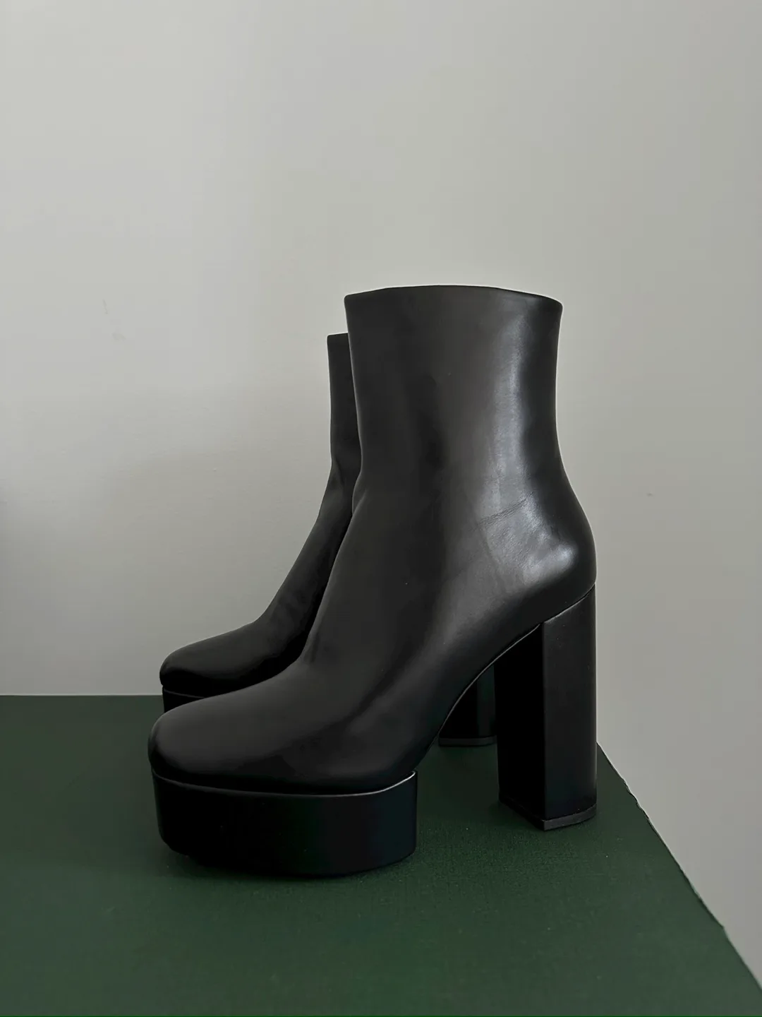 Alexander Wang Cora Platform Booties - Black, Size 8.5 thumbnail