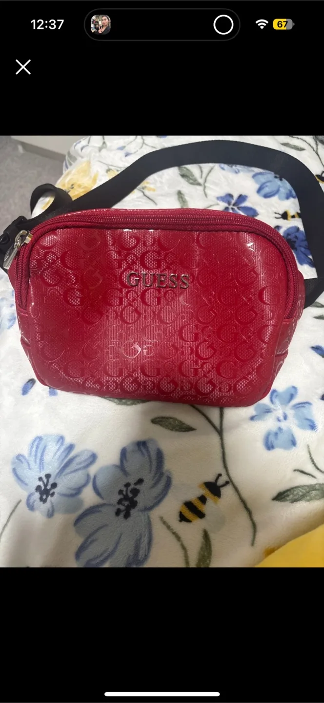 Guess Red Belt Bag thumbnail