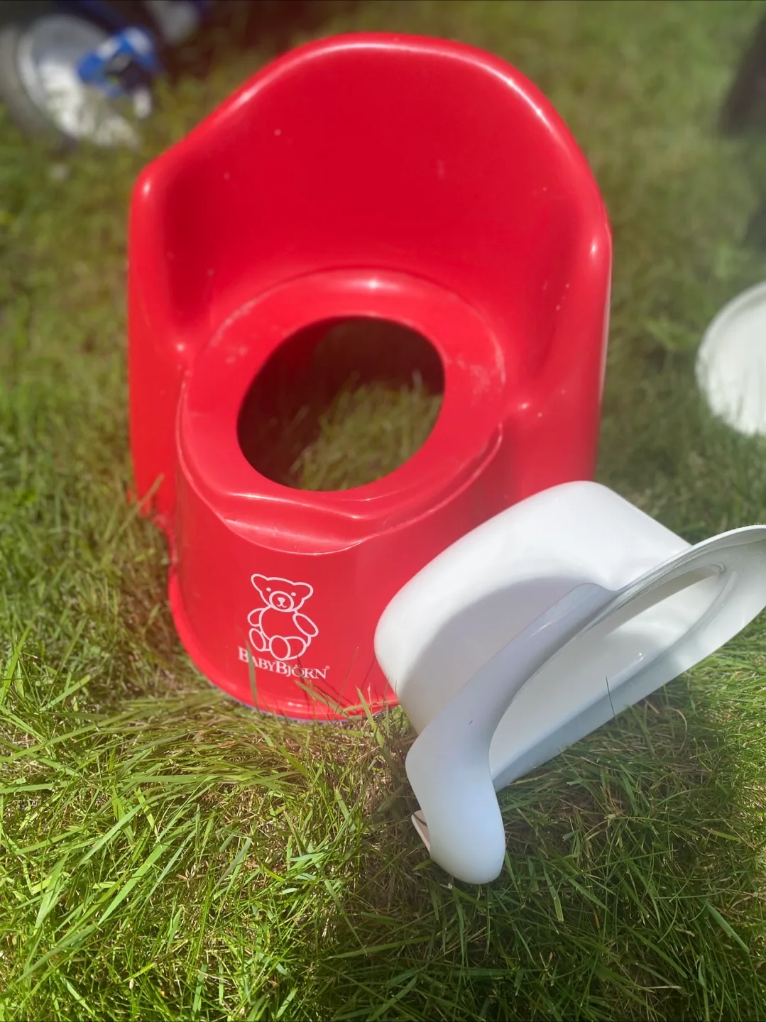 Potty Chair - Red & White image indicator(2)