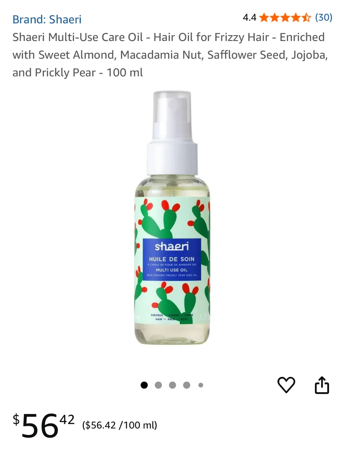 New Shaeri Soin Quotidien All Natural Ingredients Leave-In Spray thumbnail