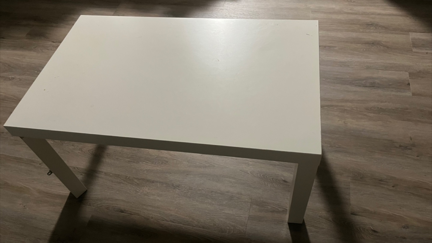 White Square Coffee Table