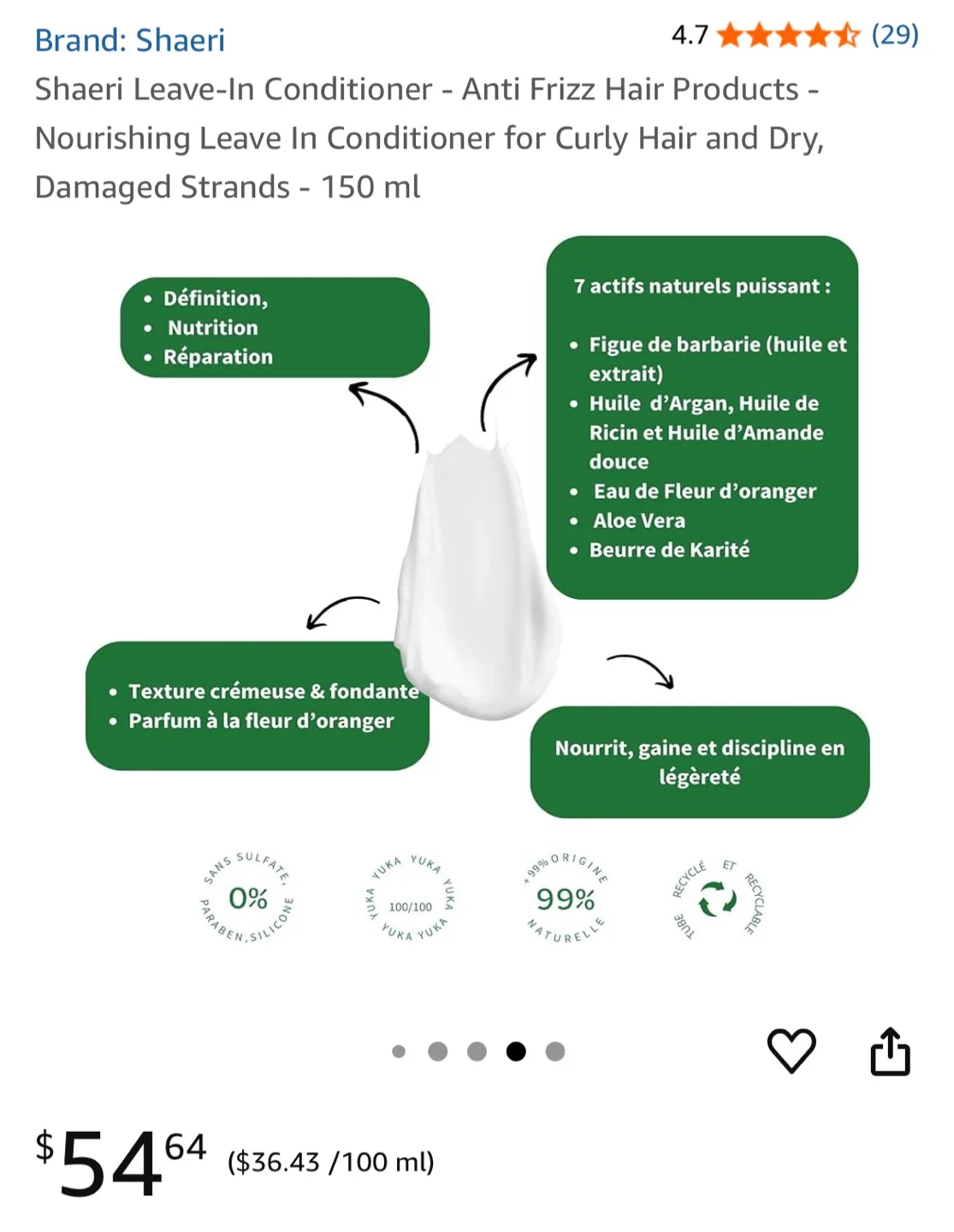 Shaeri Soin Lavant Natural Co-Wash Cleansing Conditioner 200ml image indicator(3)