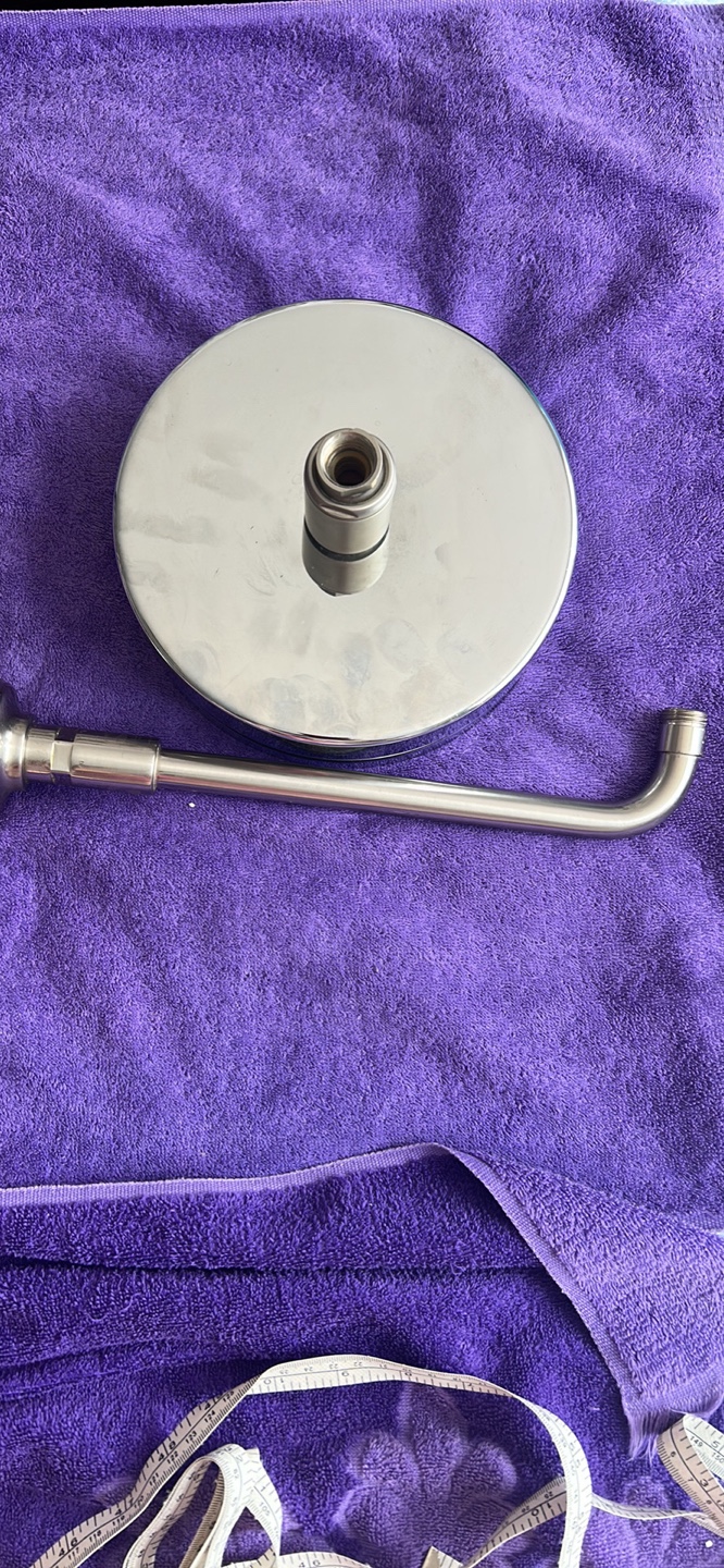 Rainfall Shower Head with Arm - photo 3