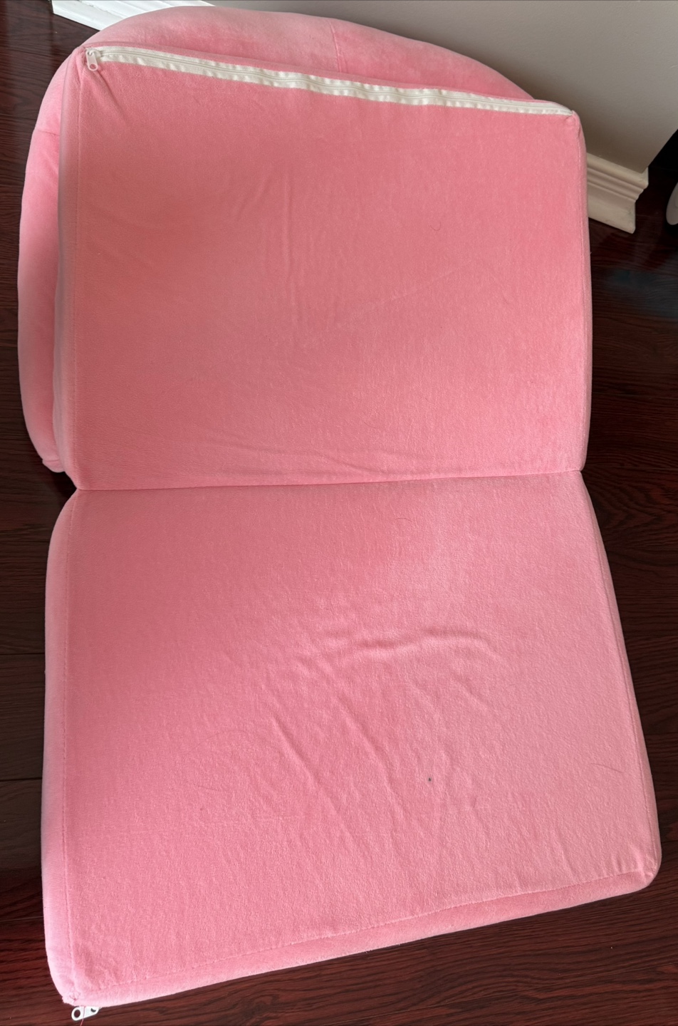 Pink Bear Foldable Kids Sofa Bed - photo 3