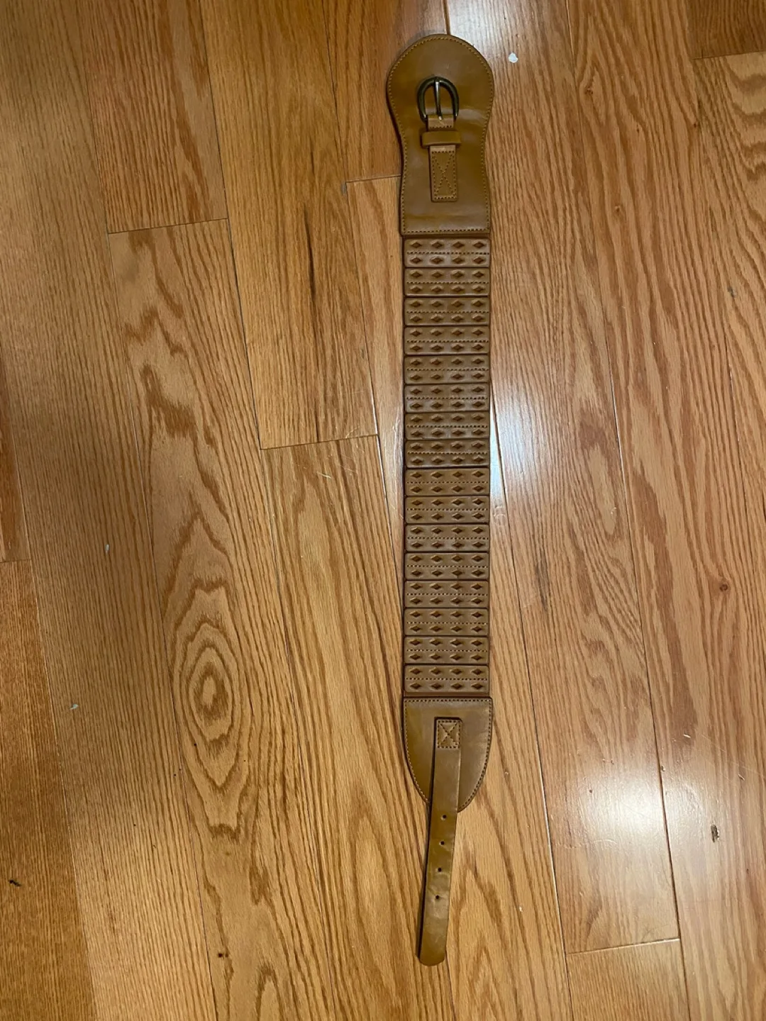 Tan Leather Belt thumbnail