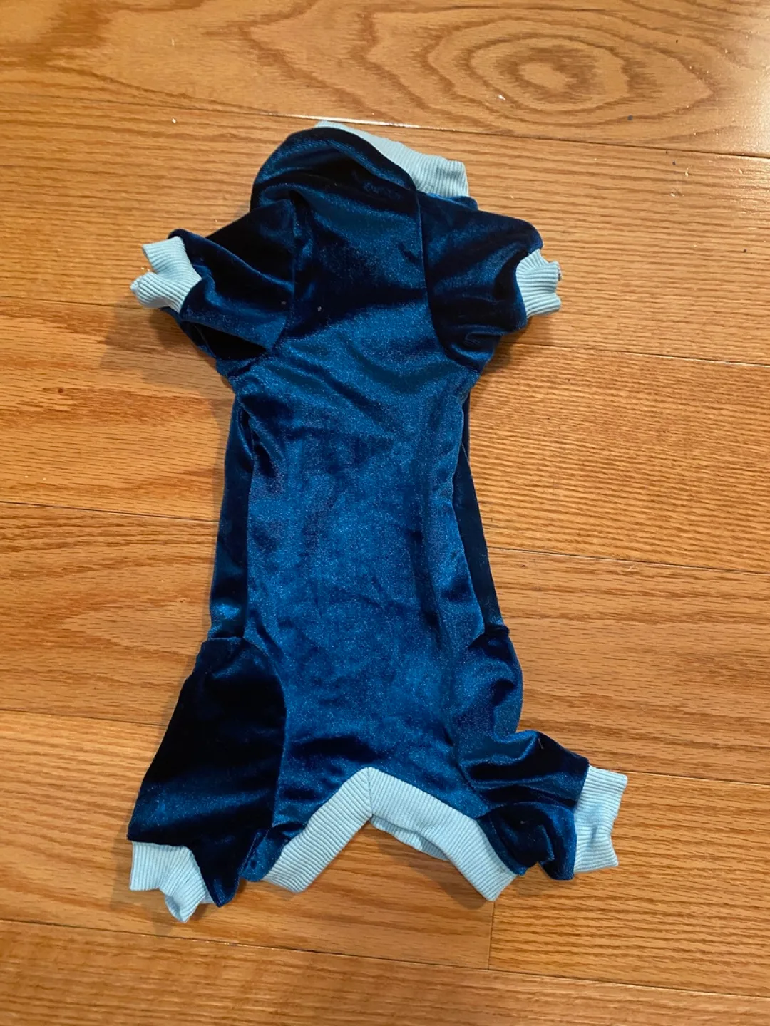 Blue Velvet Dog Onesie thumbnail