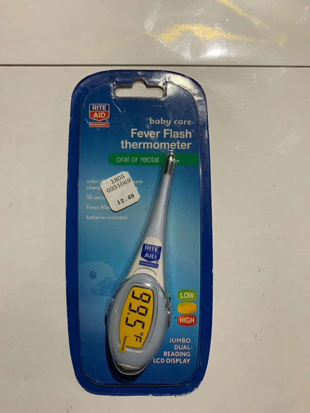 Rite Aid Baby Care Fever Flash Thermometer thumbnail