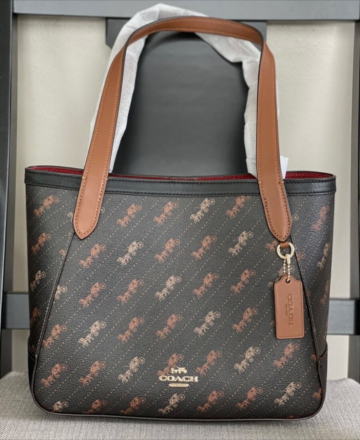 Coach Dark Brown Multi Tote Bag - photo 2