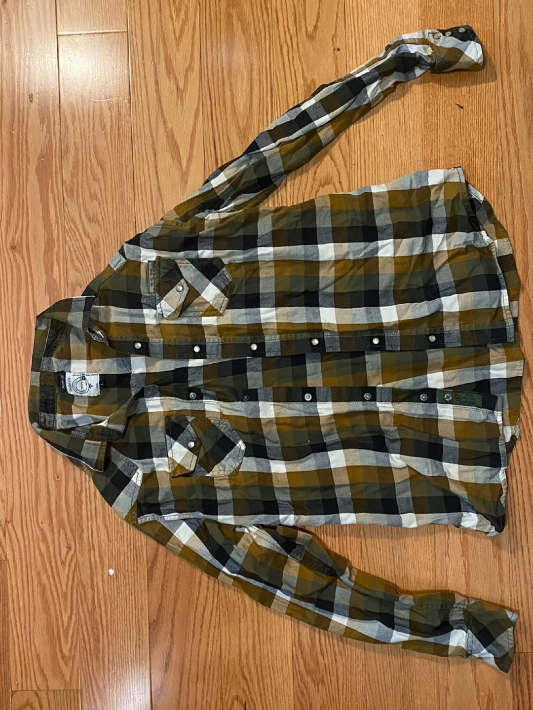 Dime & Co. Plaid Long Sleeve Flannel thumbnail