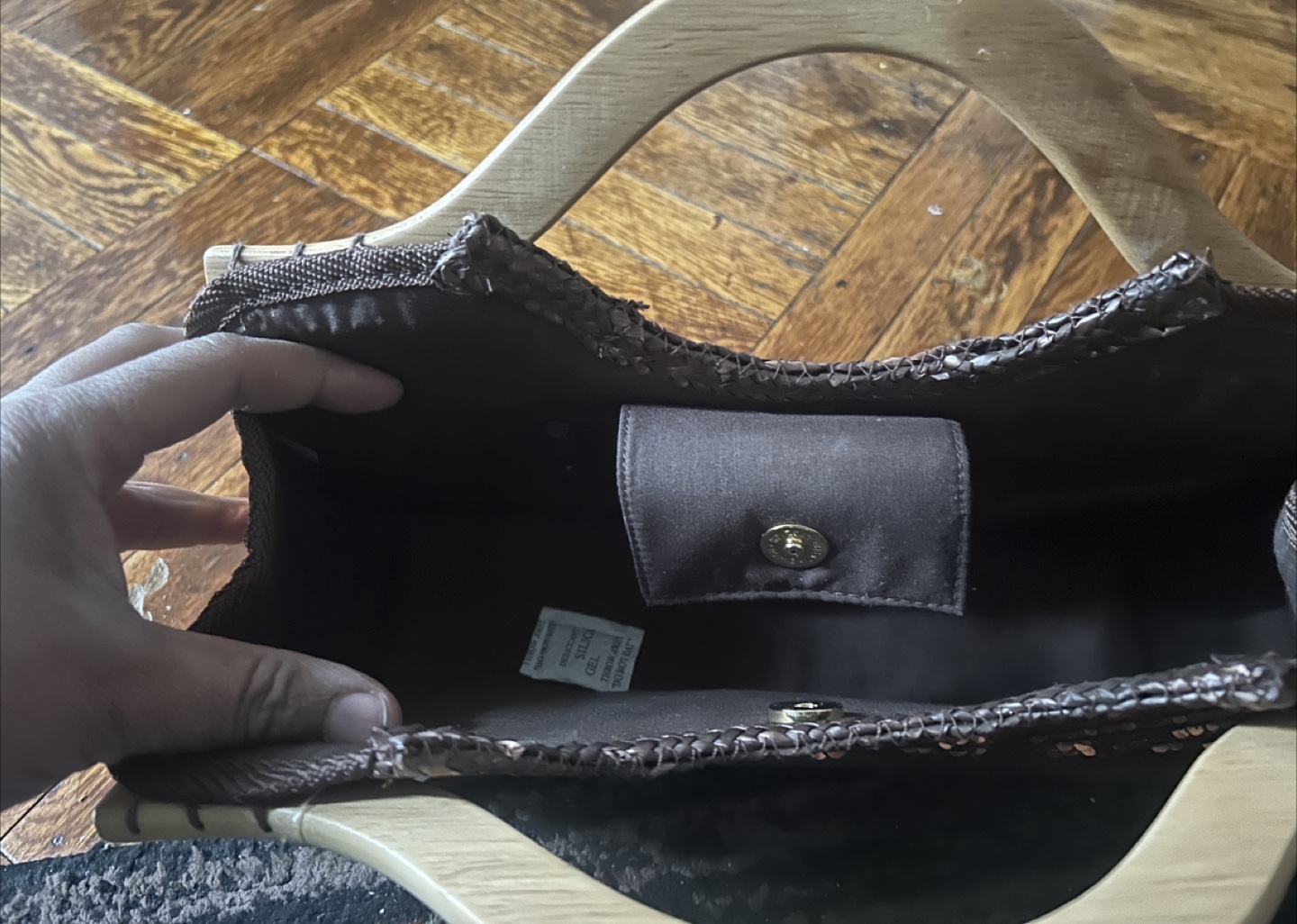 ALDO Brown Woven Handbag - photo 3