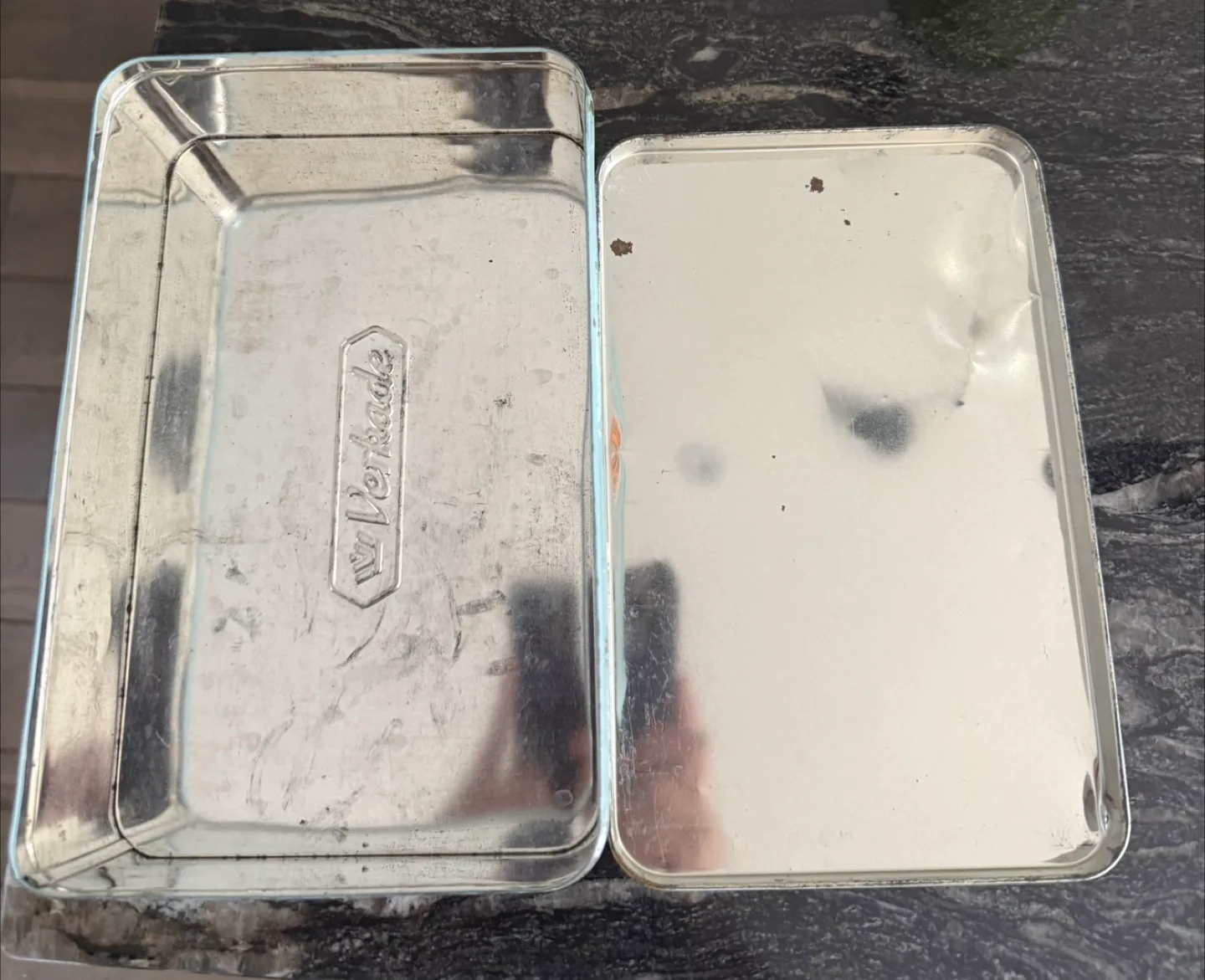 Vintage Verkade’s biscuit tin image indicator(2)