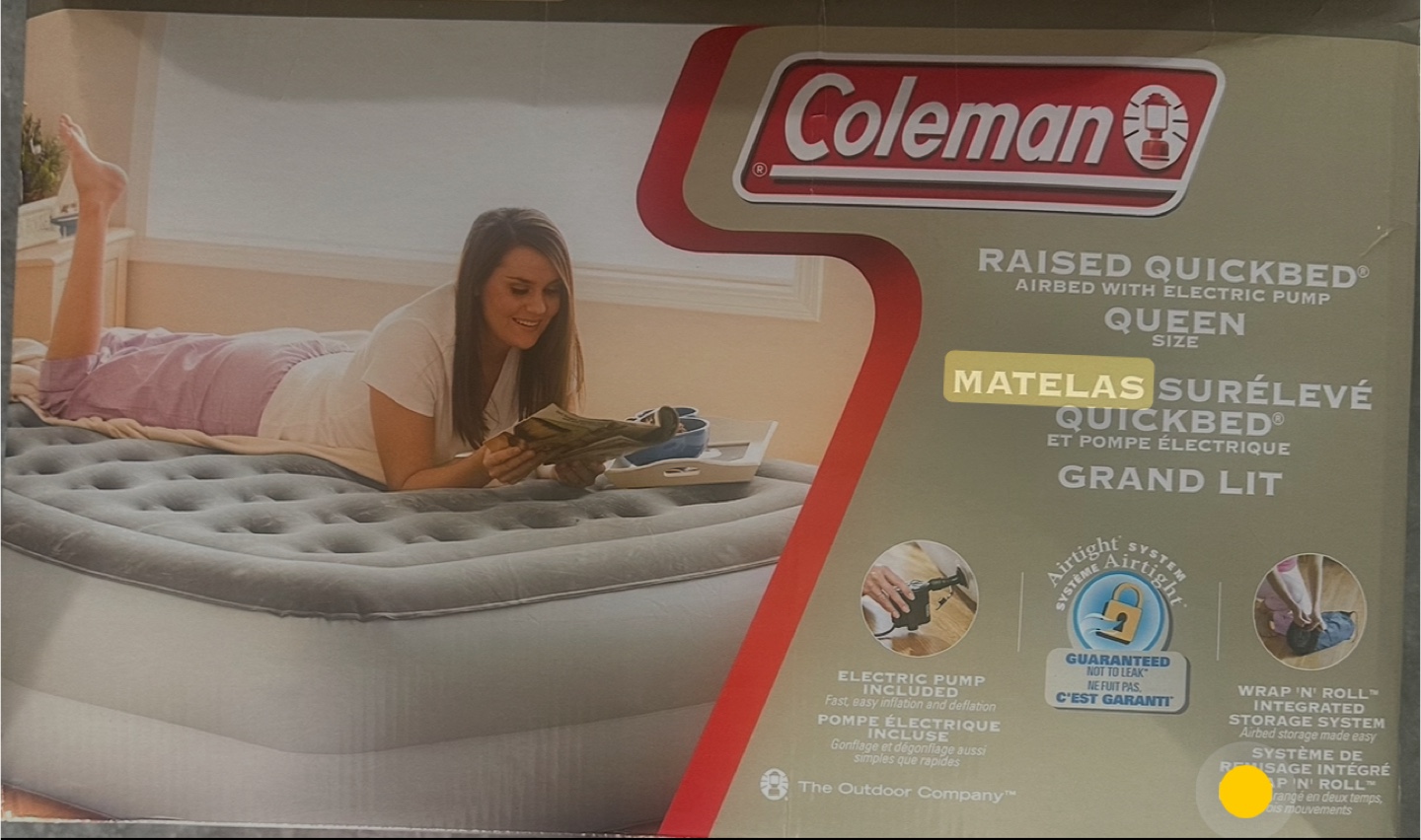 Coleman Queen Raised Quickbed Air Mattress
