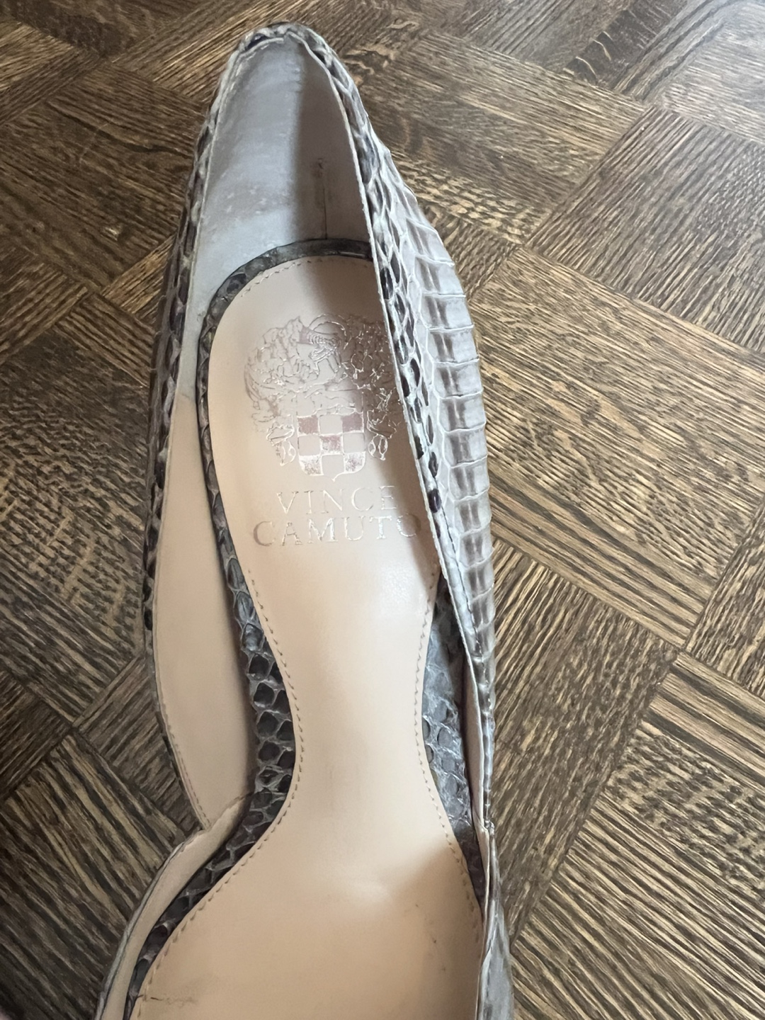 Vince Camuto Snakeskin Heels - Size 8 - photo 4