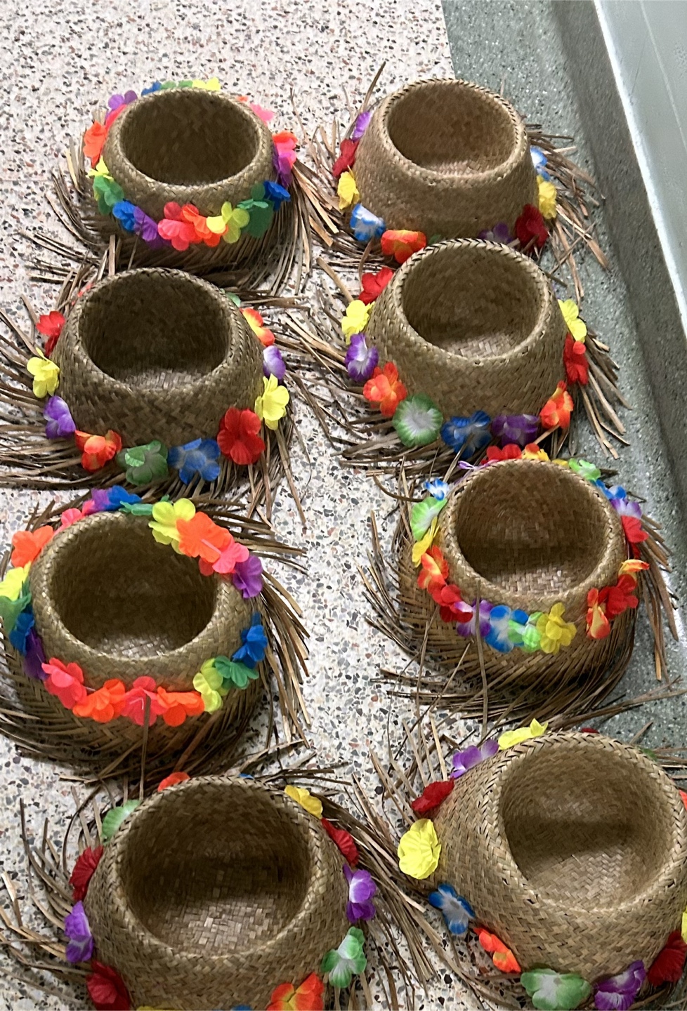 10 Sombrero Party Hats hawaiana - photo 2