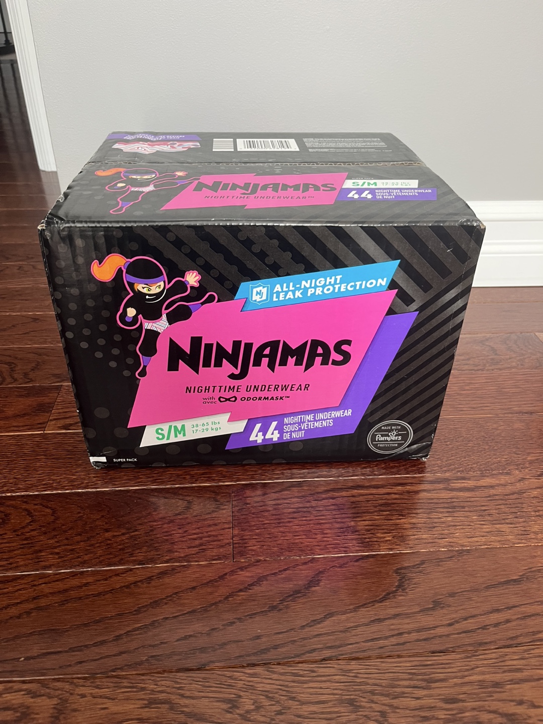 Ninjamas Nighttime Underwear S/M (44 count)